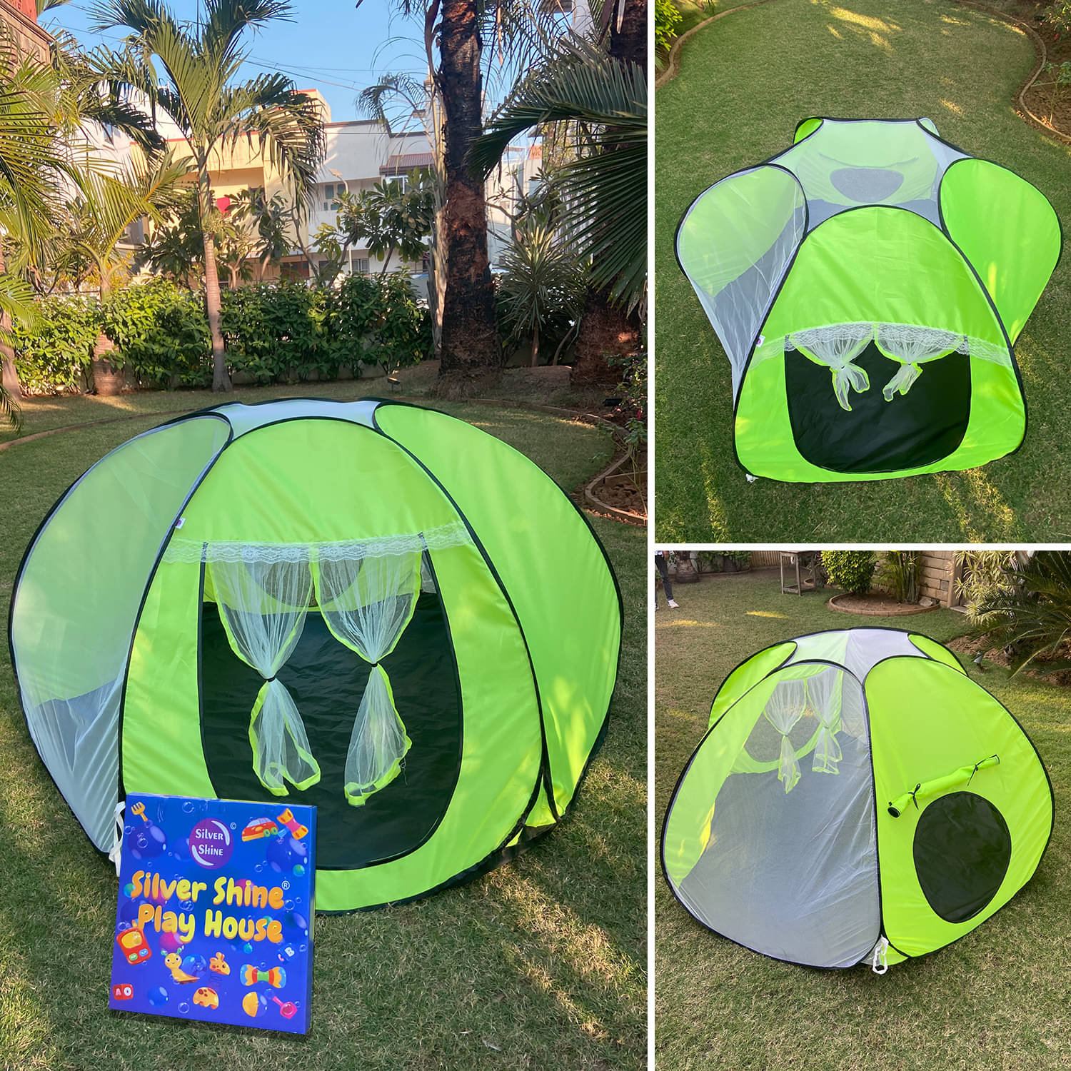     			Star Tent Play House Patterns Foldable Popup for Boys & Girls