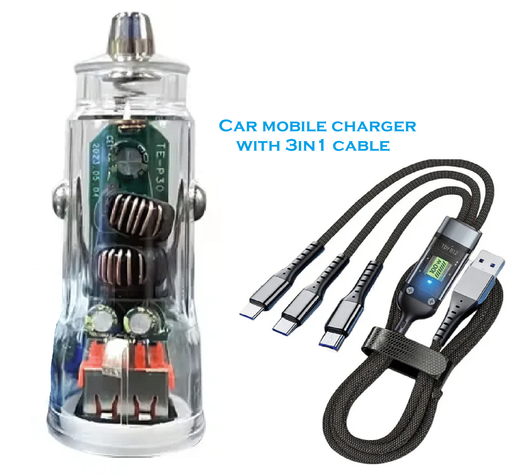UniBoss Car Mobile Charger 48W Fast Charging_1 Black UniBoss Car Mobile Charger 48W Fast Charging_1 Black