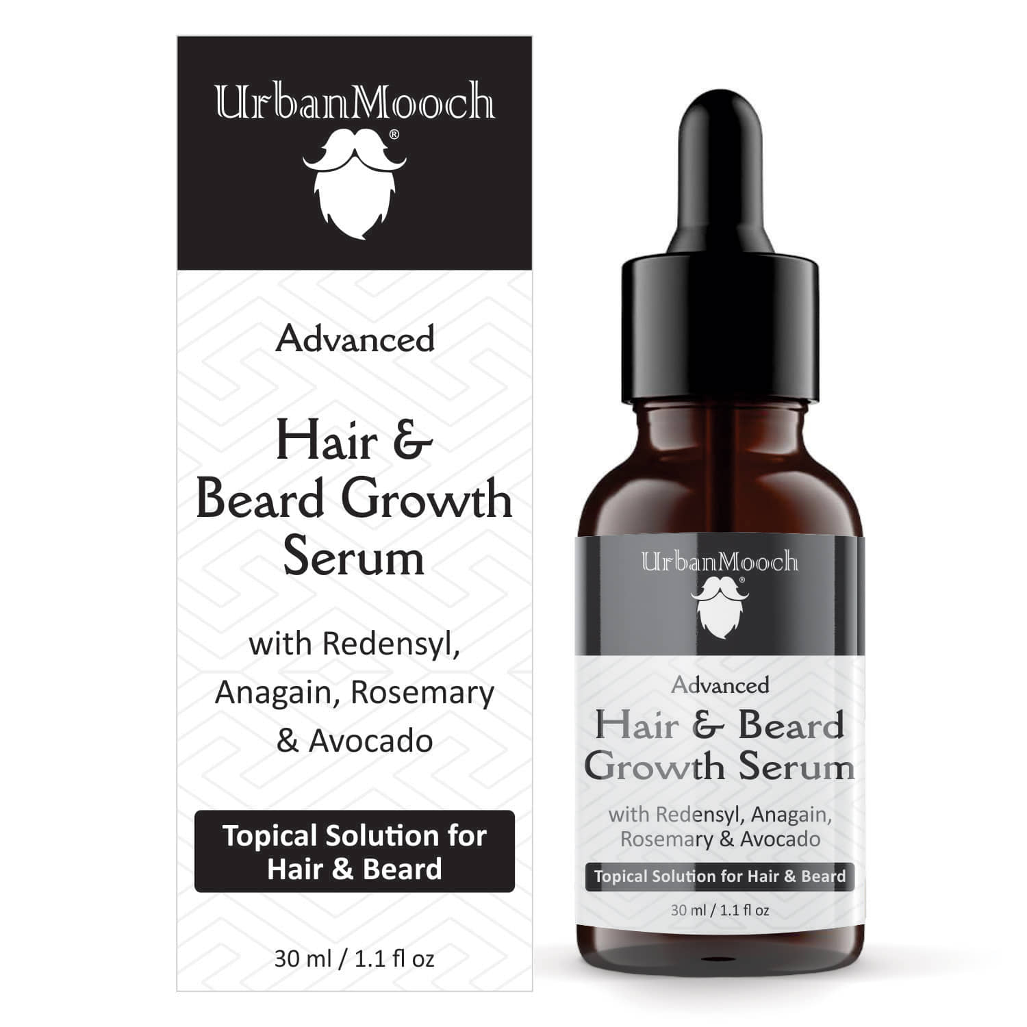 UrbanMooch Hair & Beard Growth Hair Serum 50 mL