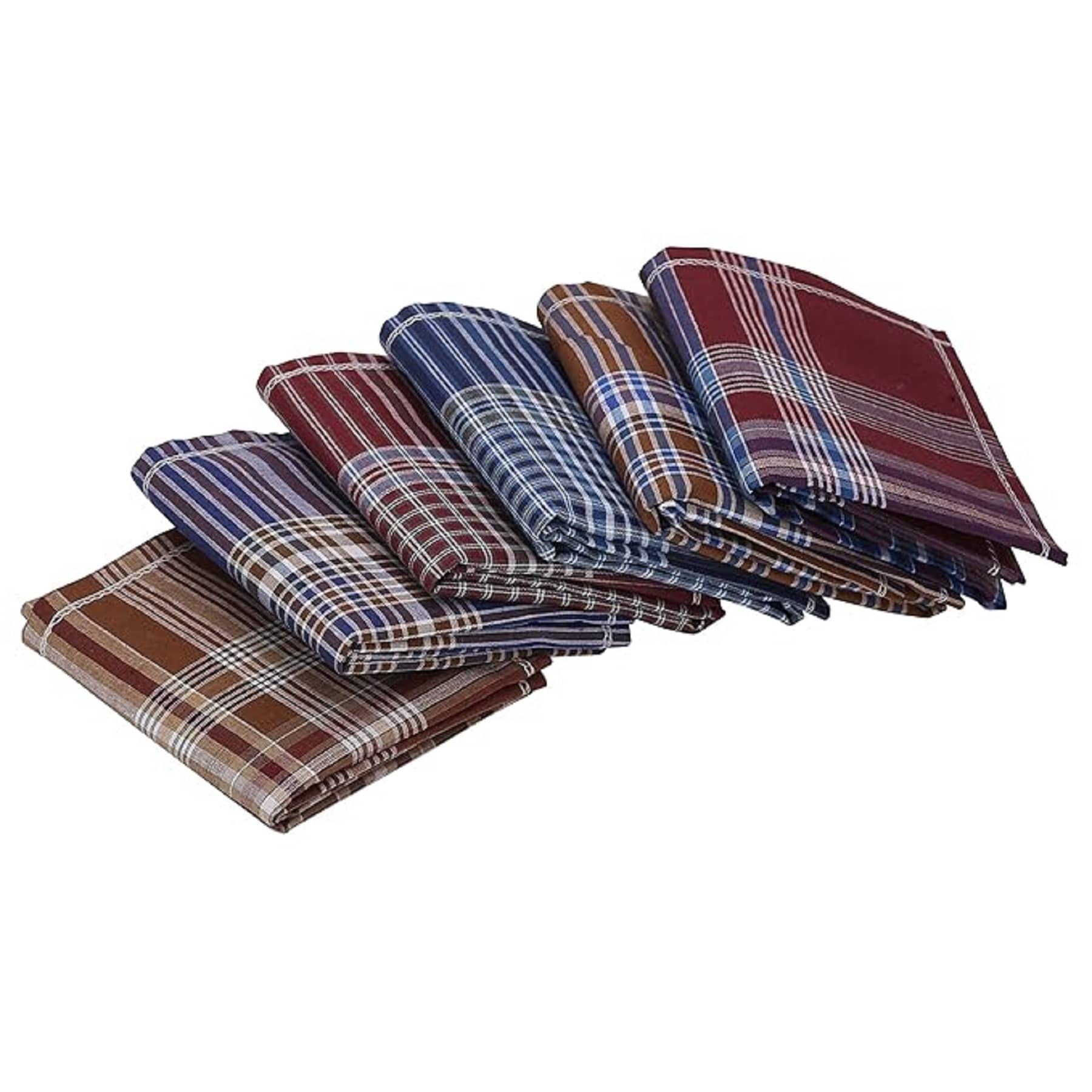 valdez Multi Cotton Men's Handkerchief ( Pack of 6 ) - Jewellery Sets | Buy online on ZillyBuy
