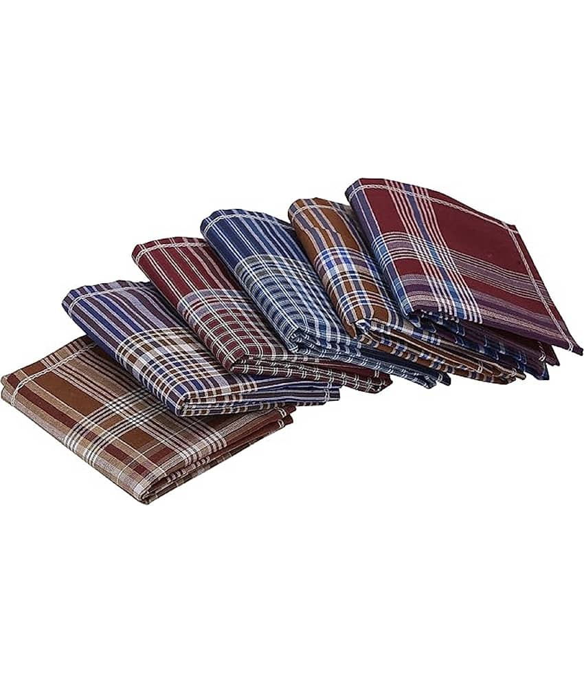 valdez Multi Cotton Men's Handkerchief ( Pack of 6 ) - Jewellery Sets | Buy online on ZillyBuy