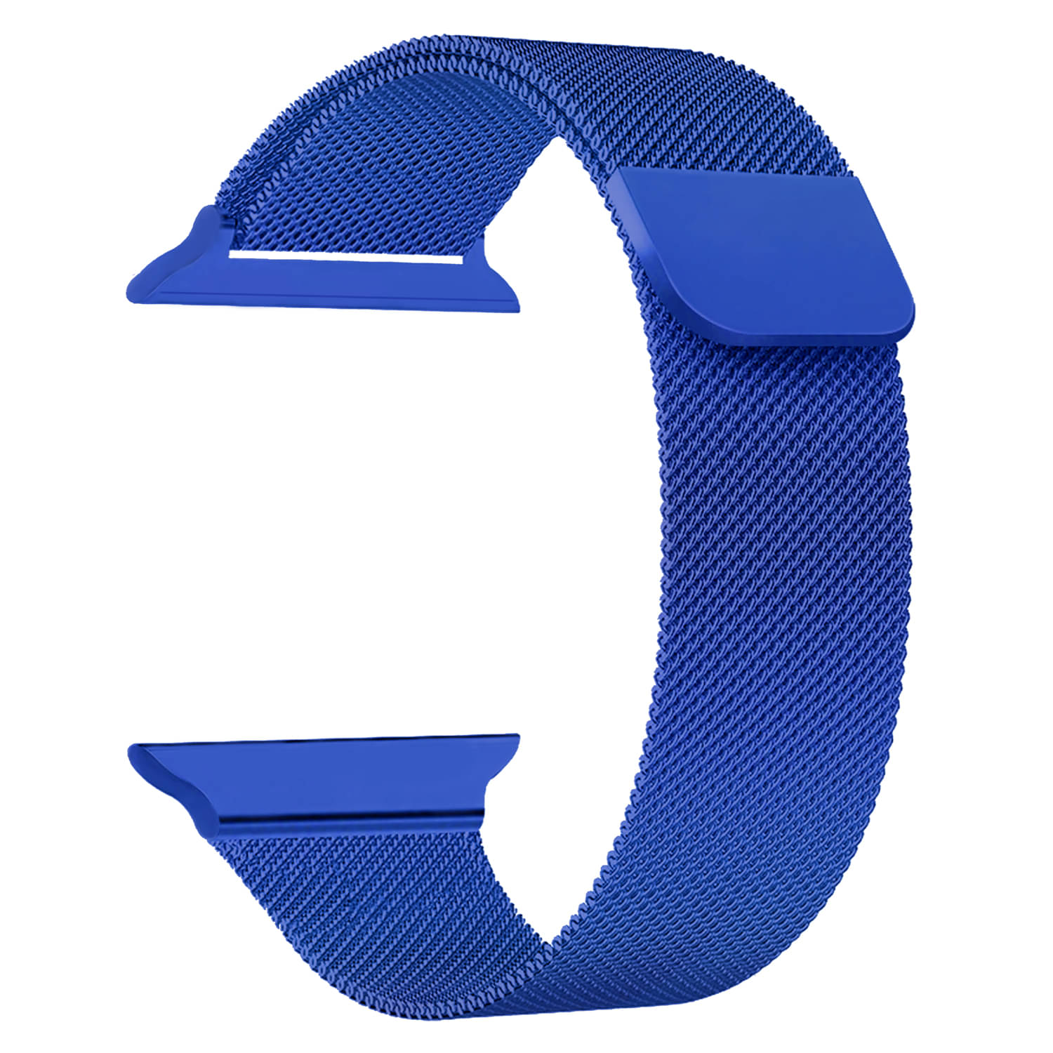     			ACM Watch Strap Slide Magnetic Loop compatible with Boult Crown Smartwatch Luxury Metal Chain Band Blue