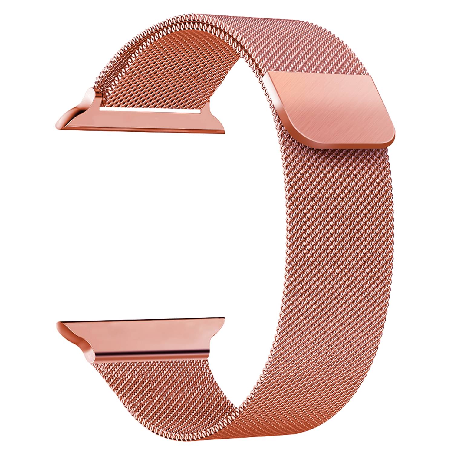 ACM Watch Strap Slide Magnetic Loop compatible with Fire-Boltt Visionary Bsw046 Smartwatch Luxury Metal Chain Band Rose Gold Pink ACM Watch Strap Slide Magnetic Loop compatible with Fire-Boltt Visionary Bsw046 Smartwatch Luxury Metal Chain Band Rose Gold Pink