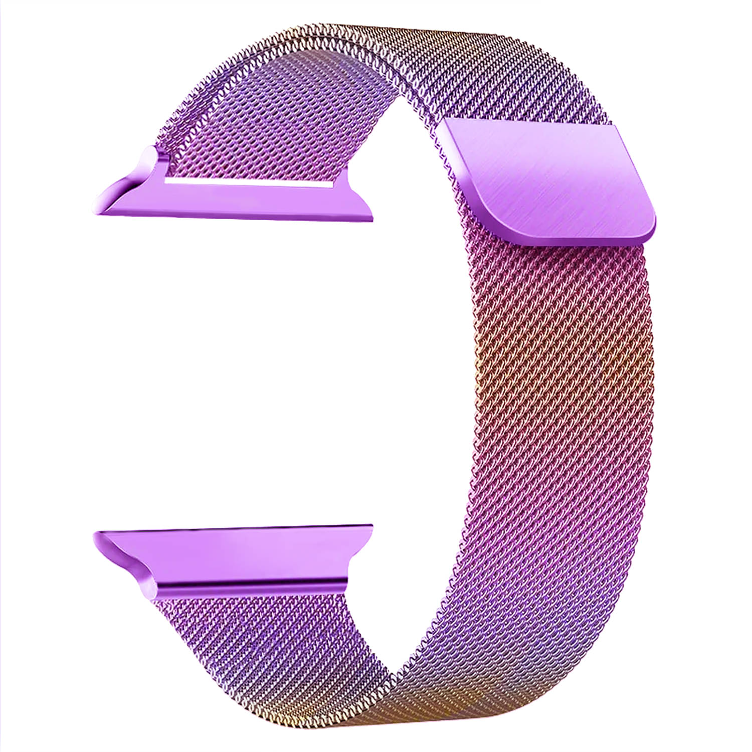     			ACM Watch Strap Slide Magnetic Loop compatible with Punnkfunnk T55 Smartwatch Luxury Metal Chain Band Colorful