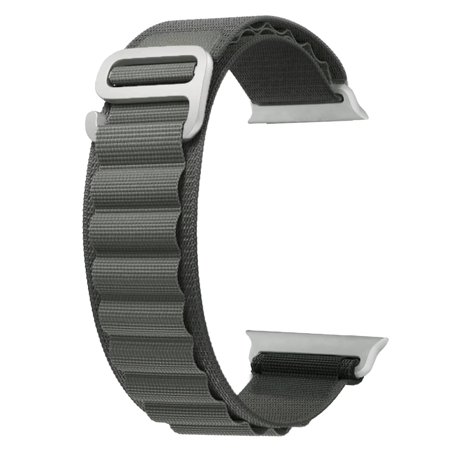 ACM Watch Strap Slide Nylon compatible with Crossbeats Ignite S4 Max Smartwatch Sports Hook Band Grey ACM Watch Strap Slide Nylon compatible with Crossbeats Ignite S4 Max Smartwatch Sports Hook Band Grey