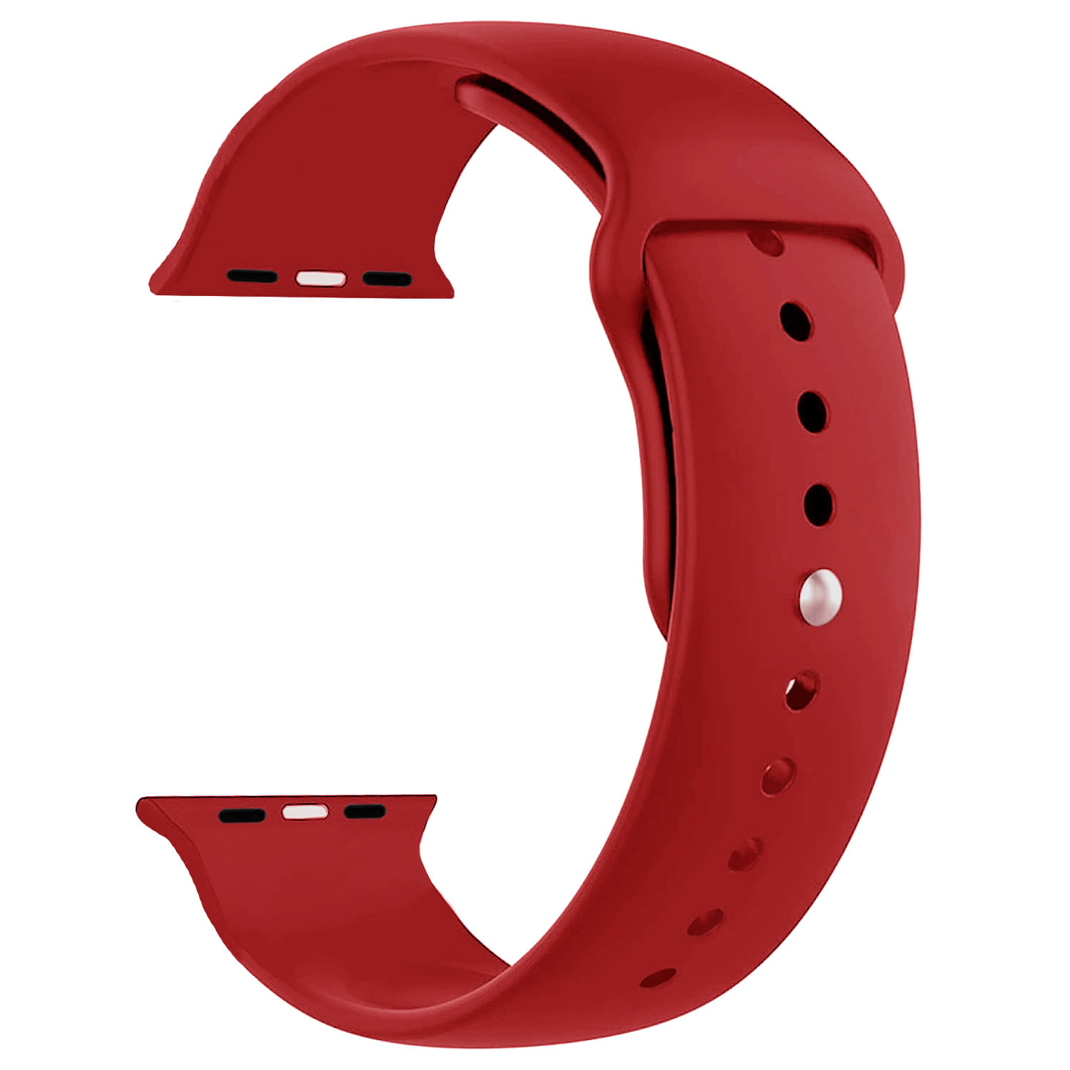     			ACM Watch Strap Slide Silicone Belt compatible with Ptron T800 Ultra Smartwatch Sports Band Red
