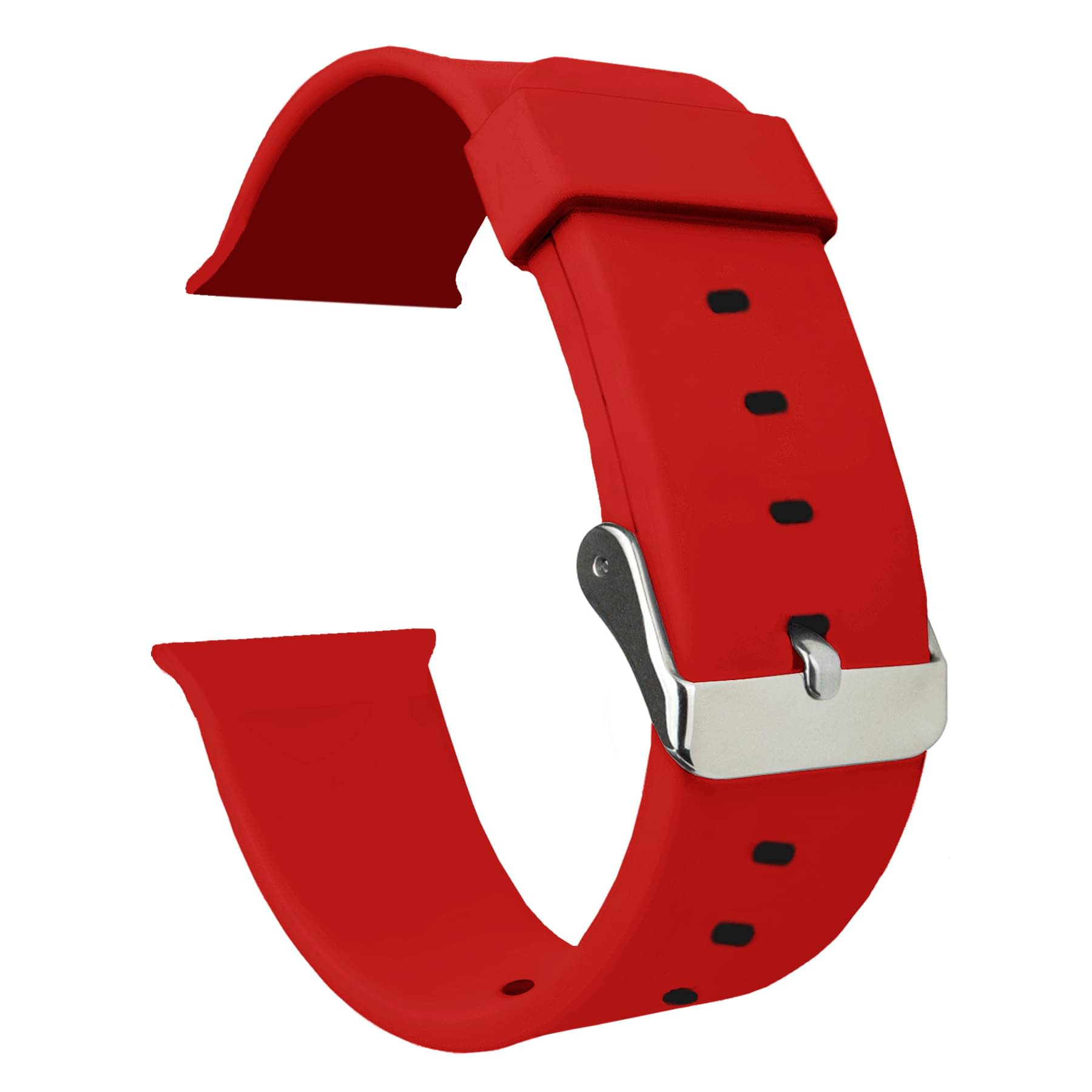 ACM Watch Strap Slide Silicone Belt compatible with Alt Pf Bt Og Pro T800 Smartwatch Classic Casual Band Red ACM Watch Strap Slide Silicone Belt compatible with Alt Pf Bt Og Pro T800 Smartwatch Classic Casual Band Red