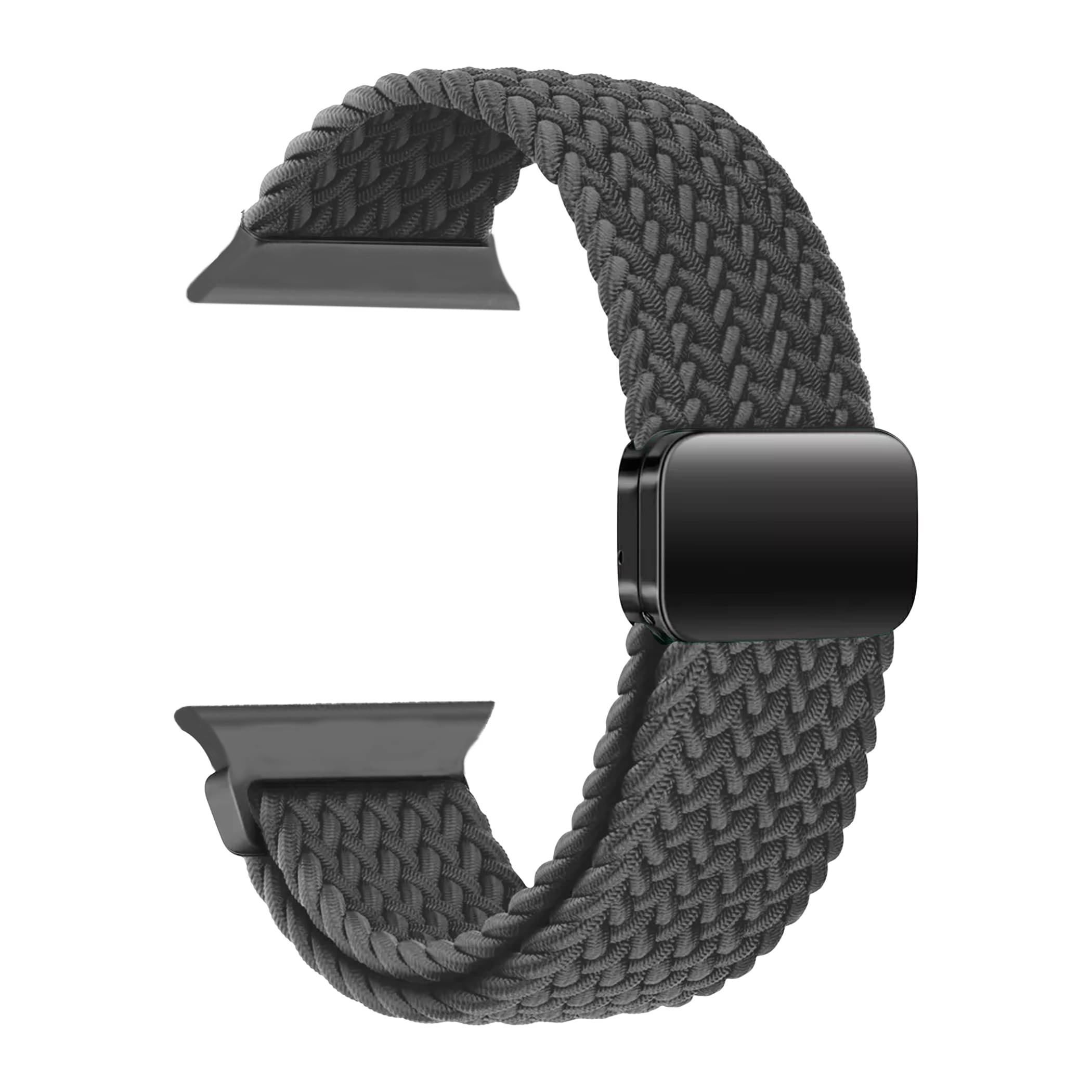 ACM Watch Strap Slide Woven Braided Magnetic compatible with Hammer Ultra Classic Smartwatch Adjustable Belt Band Grey ACM Watch Strap Slide Woven Braided Magnetic compatible with Hammer Ultra Classic Smartwatch Adjustable Belt Band Grey