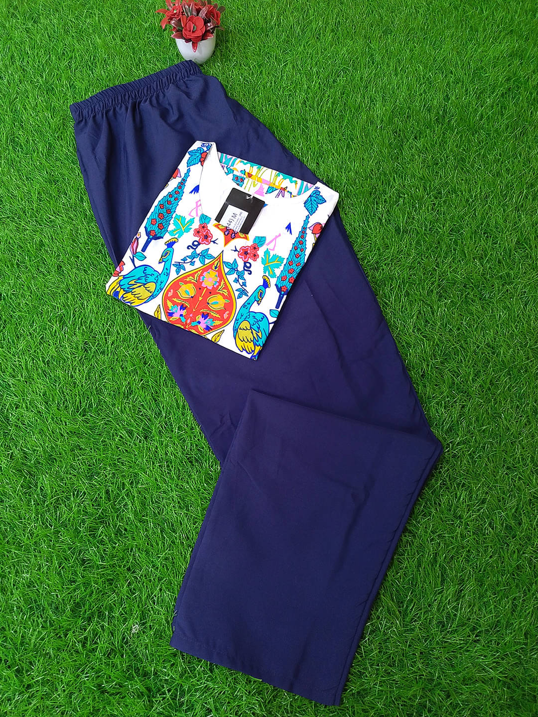 1 Stop Fashion Crepe Printed Kurti With Pants Women's Stitched Salwar Suit - White ( Pack of 1 )     			1 Stop Fashion Crepe Printed Kurti With Pants Women's Stitched Salwar Suit - White ( Pack of 1 )