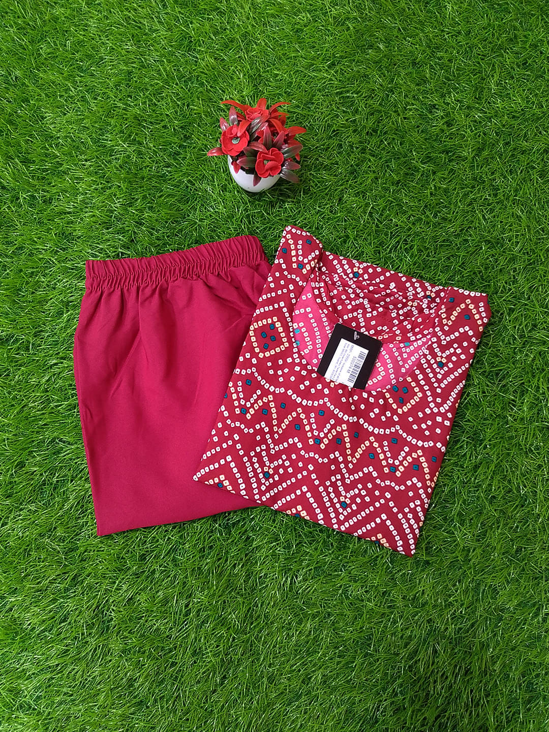 1 Stop Fashion Crepe Printed Kurti With Pants Women's Stitched Salwar Suit - Maroon ( Pack of 1 )     			1 Stop Fashion Crepe Printed Kurti With Pants Women's Stitched Salwar Suit - Maroon ( Pack of 1 )