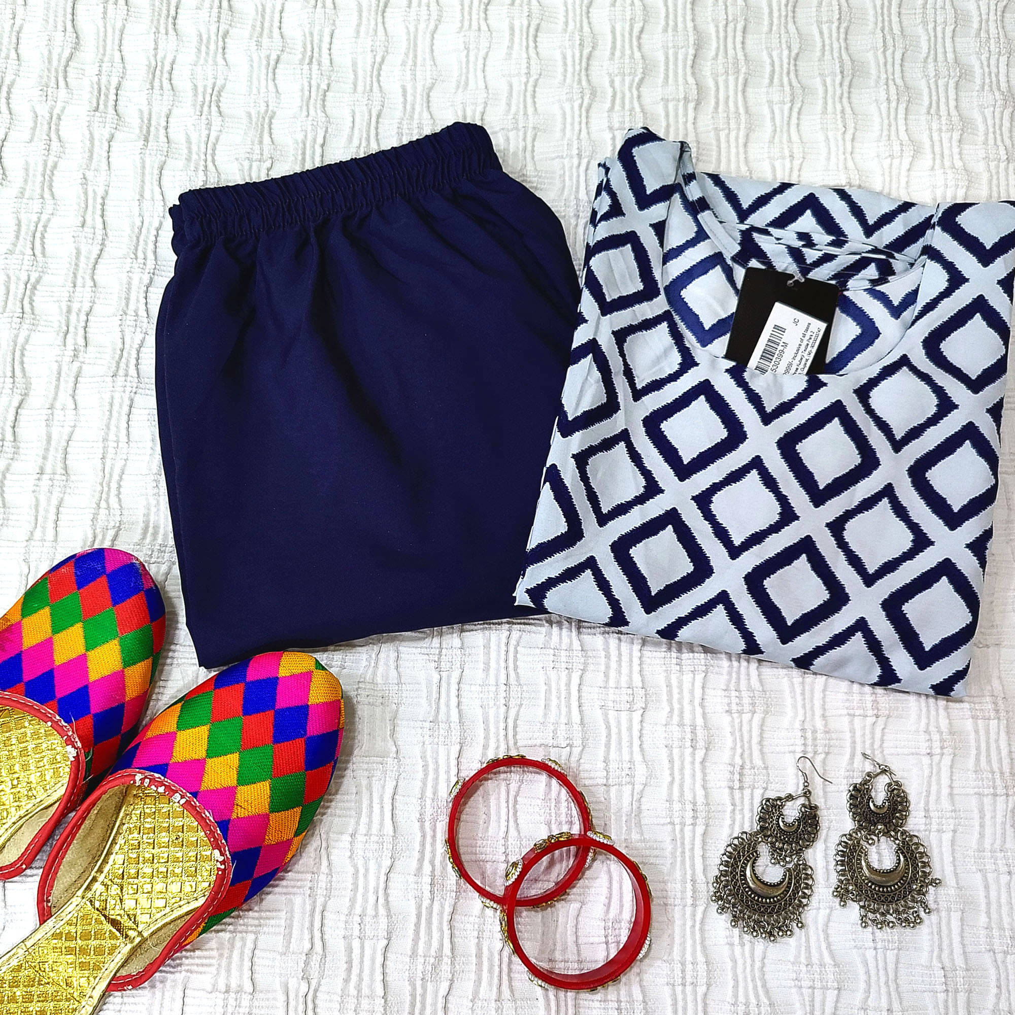 1 Stop Fashion Crepe Printed Kurti With Pants Women's Stitched Salwar Suit - White ( Pack of 1 )     			1 Stop Fashion Crepe Printed Kurti With Pants Women's Stitched Salwar Suit - White ( Pack of 1 )