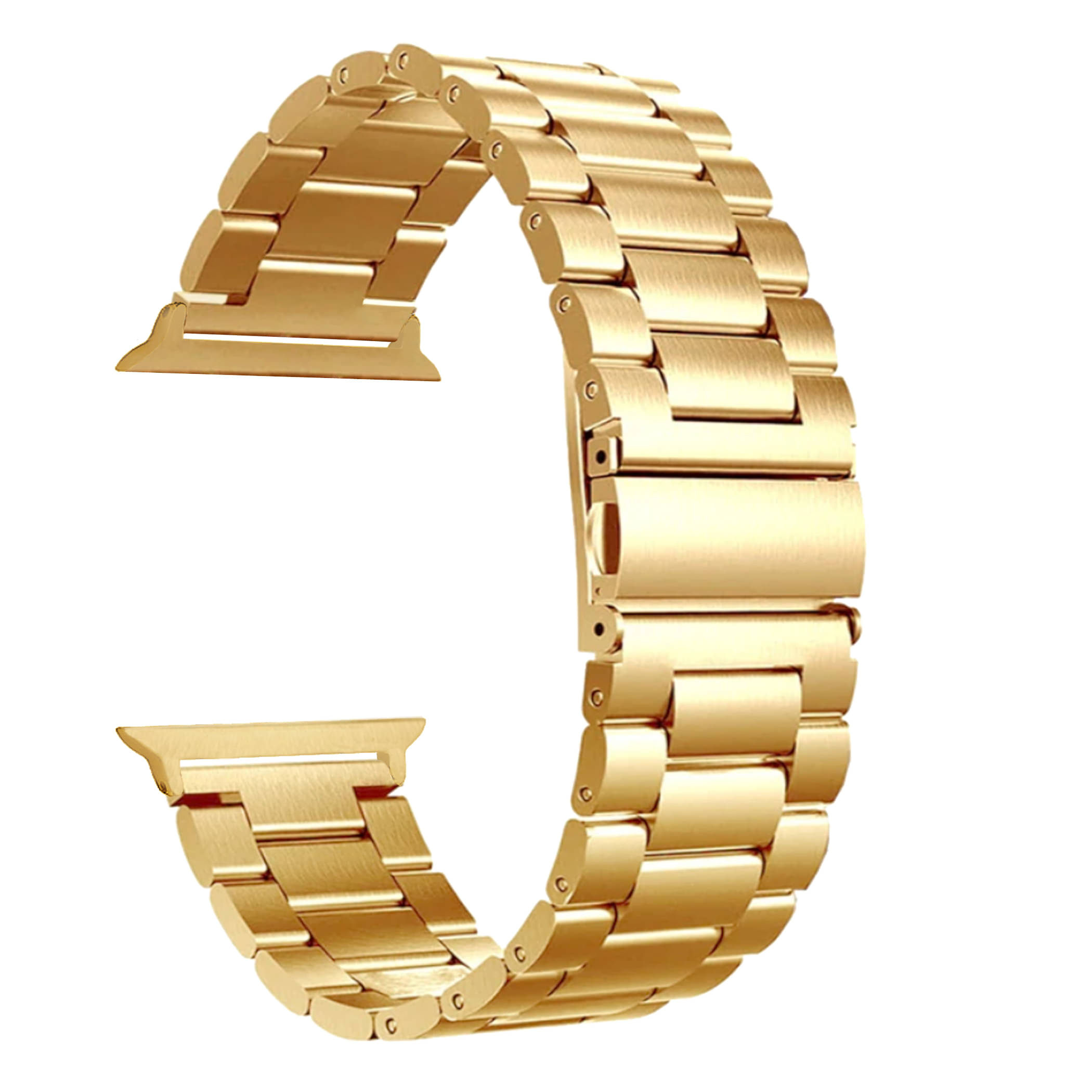 ACM Watch Strap Slide Stainless Steel Metal compatible with Ptron Reflect Pro Plus Smartwatch Belt Luxury Band Champagne Gold ACM Watch Strap Slide Stainless Steel Metal compatible with Ptron Reflect Pro Plus Smartwatch Belt Luxury Band Champagne Gold