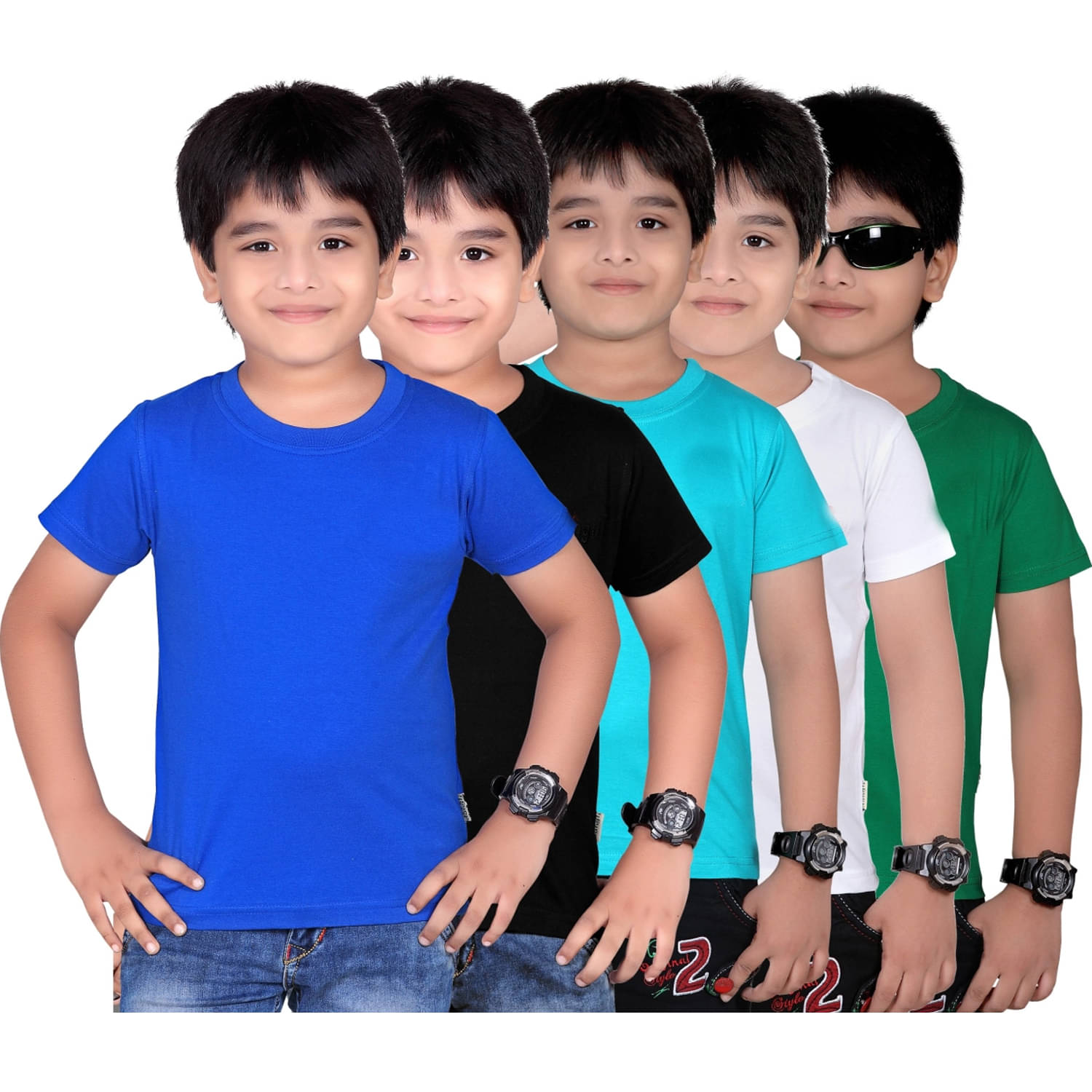     			CRT Enterprises Pack of 1 Boys Cotton T-Shirt ( Multicolor )