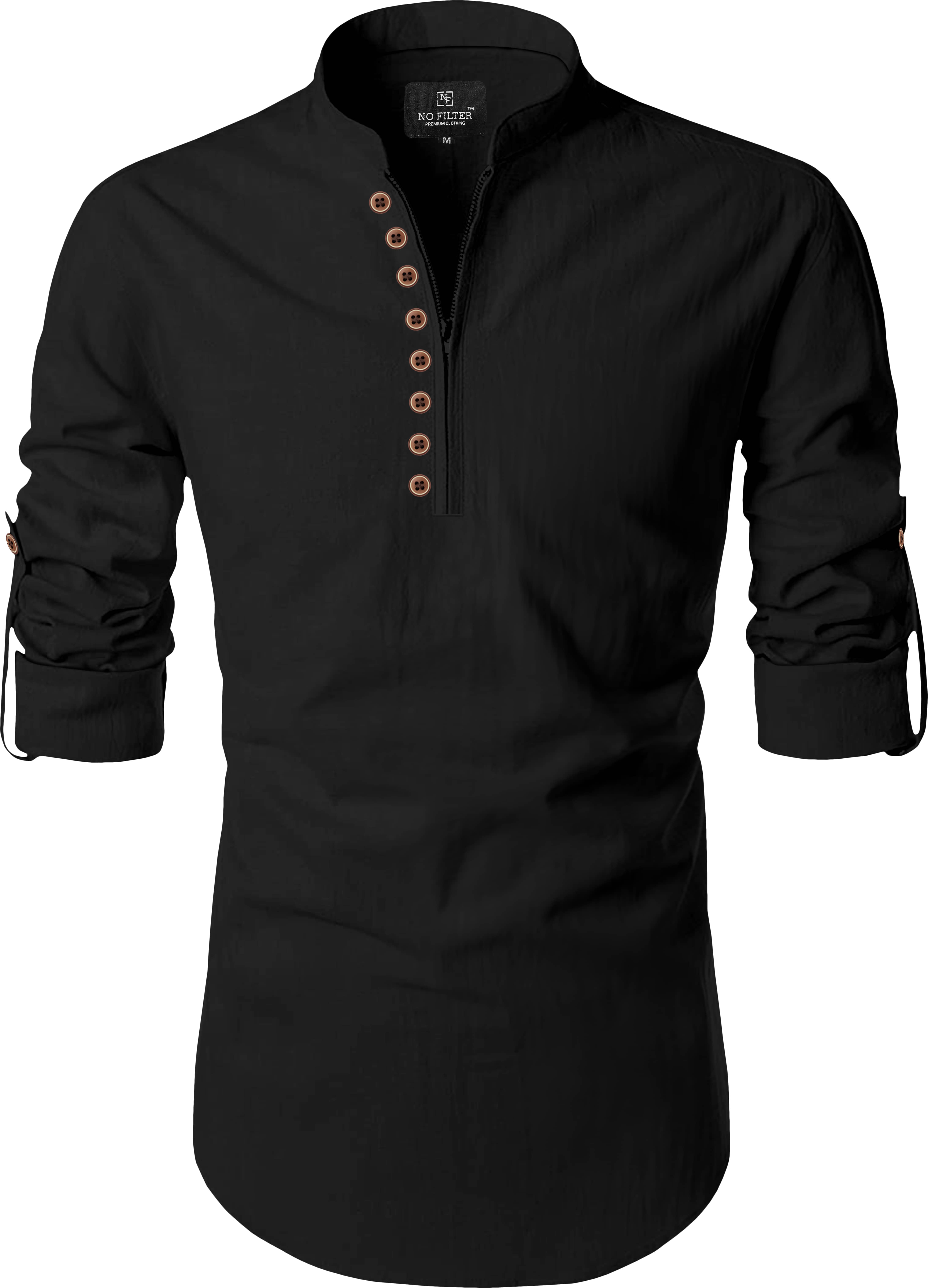 Nofilter Maroon Cotton Men's Regular Kurta ( Pack of 1 ) - Kurtas & Kurta Sets | Buy online on ZillyBuy
