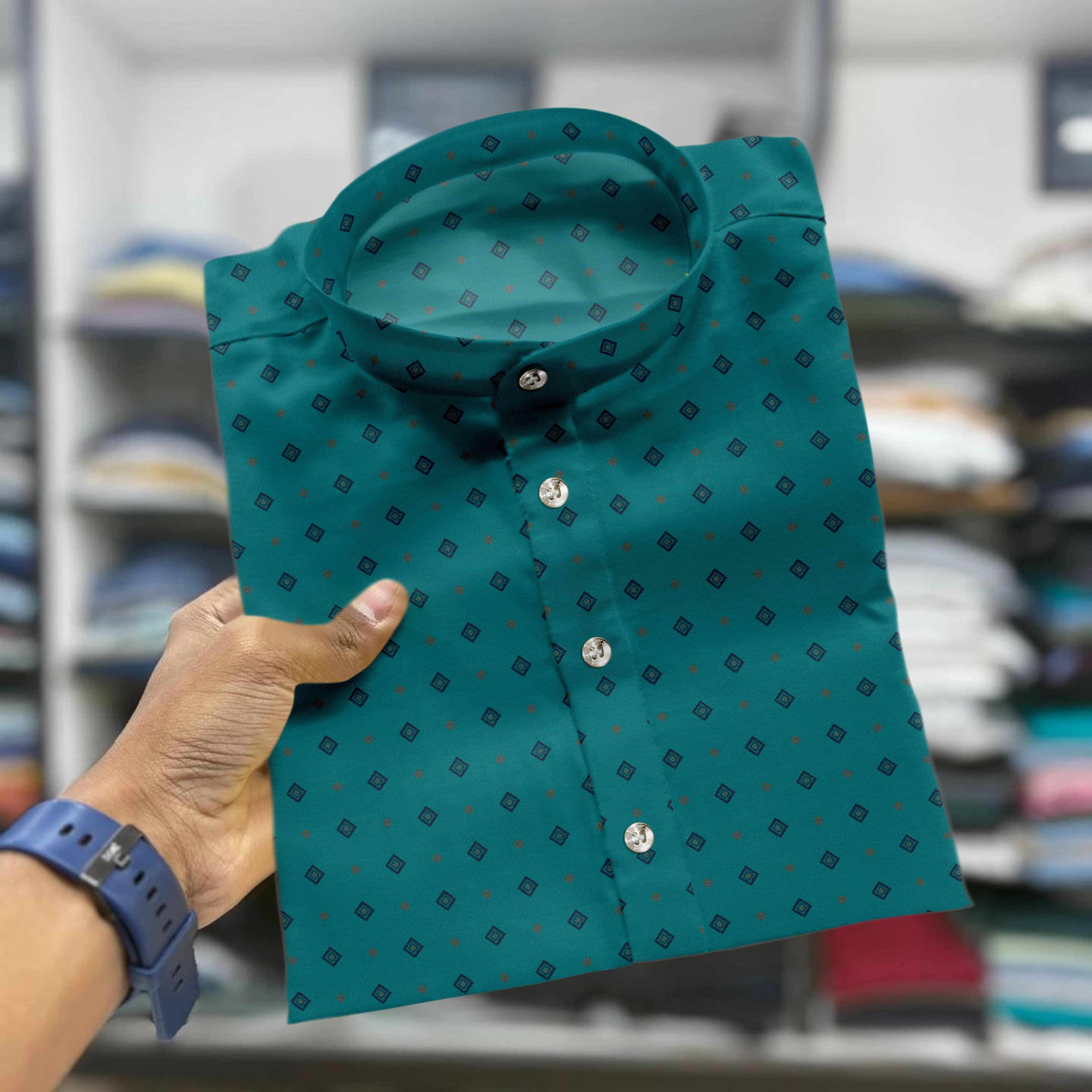 Nofilter Green Cotton Blend Men's Regular Kurta ( Pack of 1 ) - Kurtas & Kurta Sets | Buy online on ZillyBuy