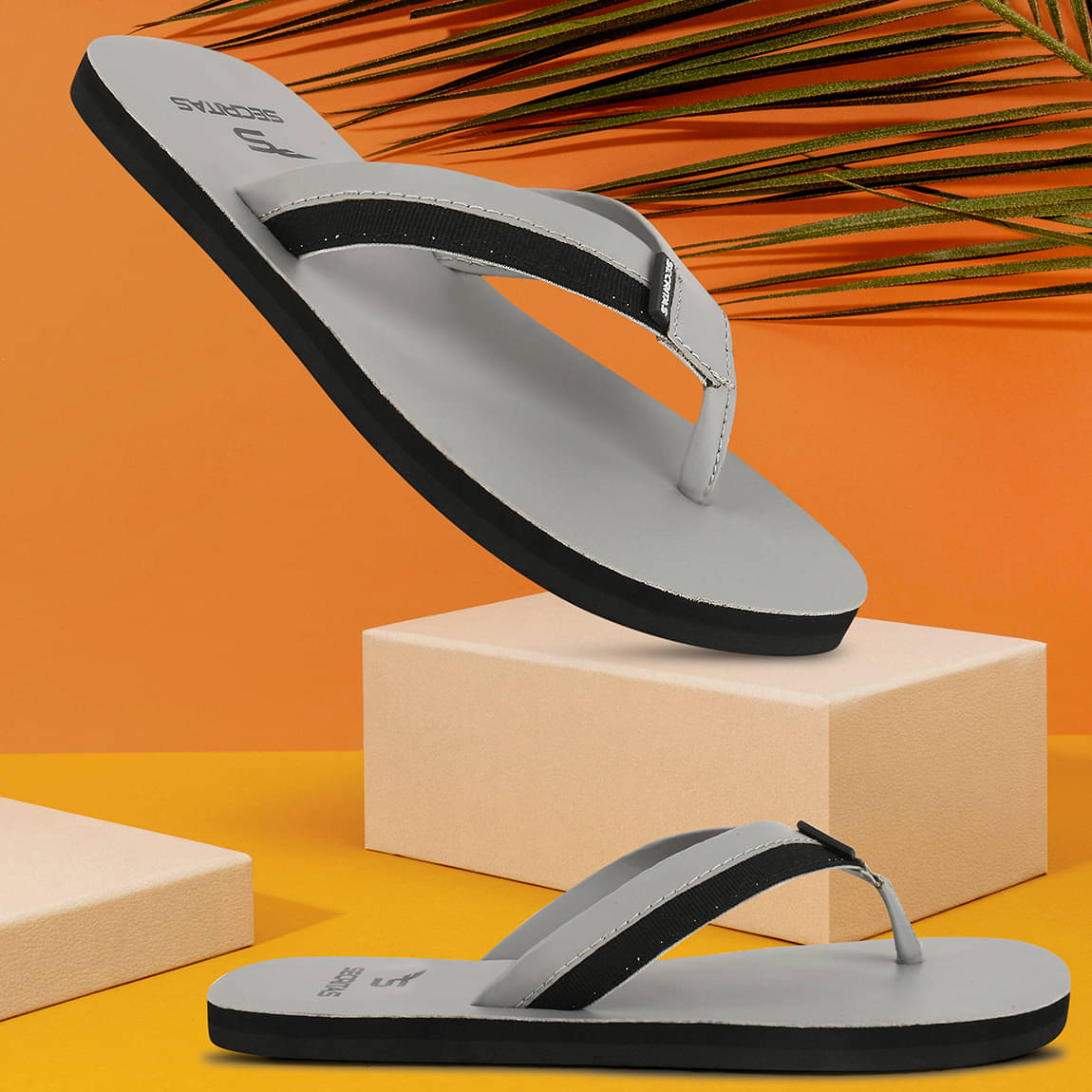     			Secritas Grey Men's Daily Slipper