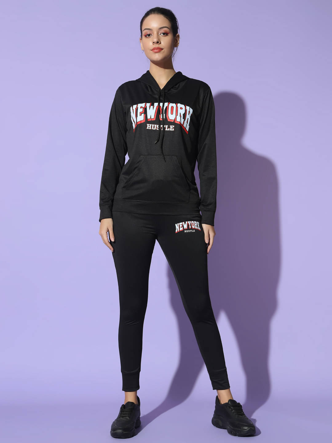     			Unicus Apparel Black Polyester Printed Tracksuit - Pack of 1