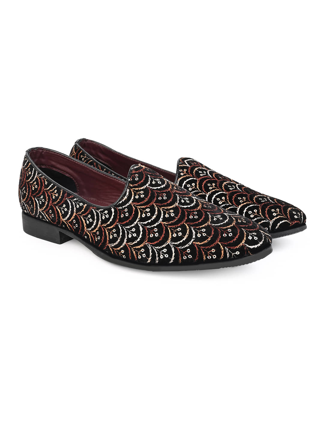 lues carlton Maroon Men's Jutti - Ethnic Shoes | Buy online on ZillyBuy