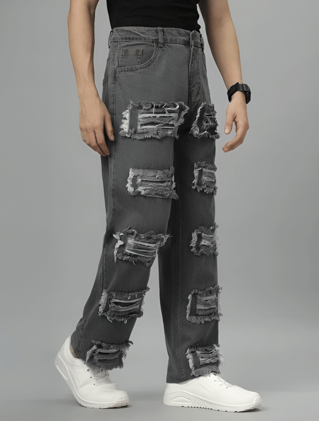 ARBIA FUNKI Regular Fit Faded Men's Jeans - Black ( Pack of 1 )     			ARBIA FUNKI Regular Fit Faded Men's Jeans - Black ( Pack of 1 )