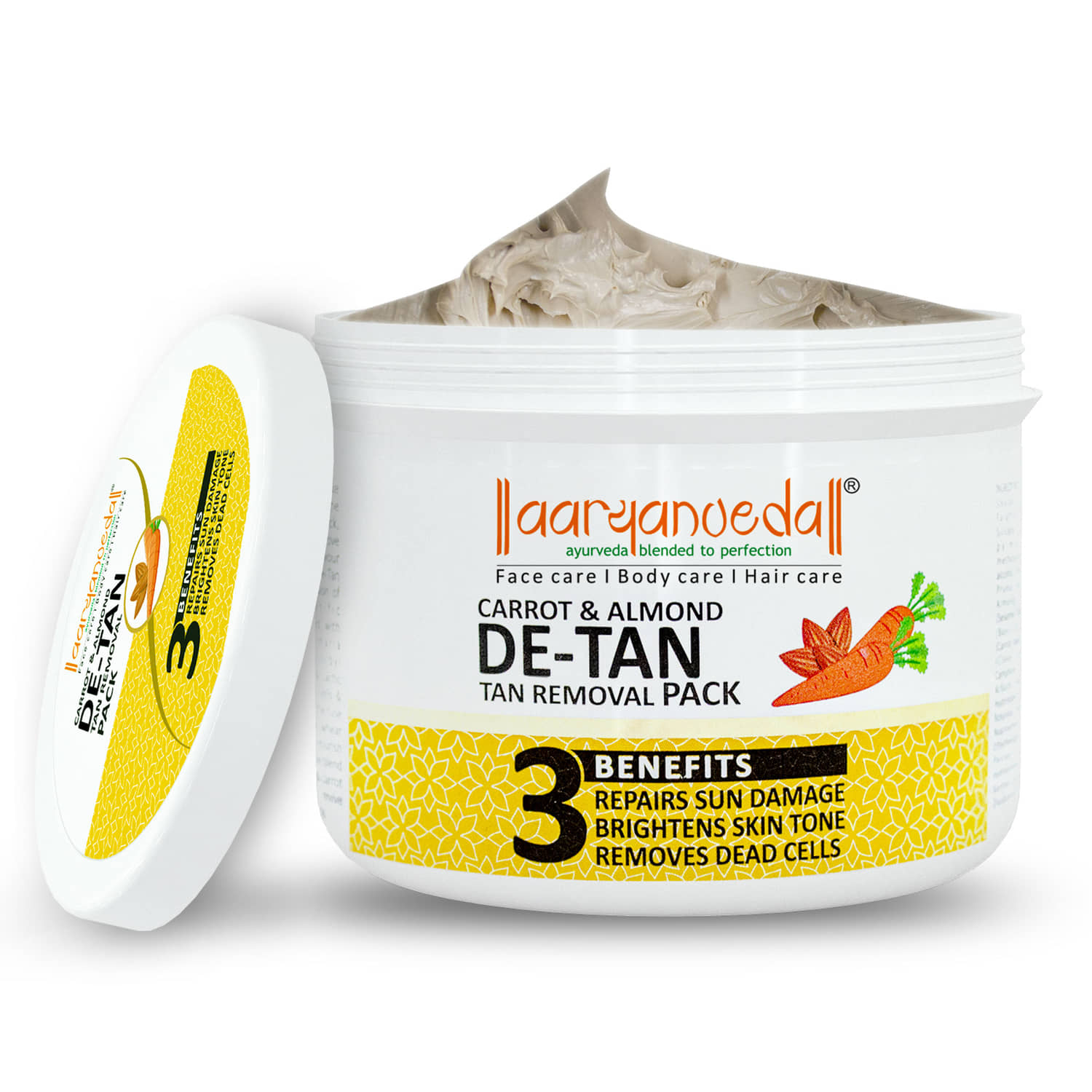 Aaryanveda - Tan Removal Pack for All Skin Type ( Pack of 1 )