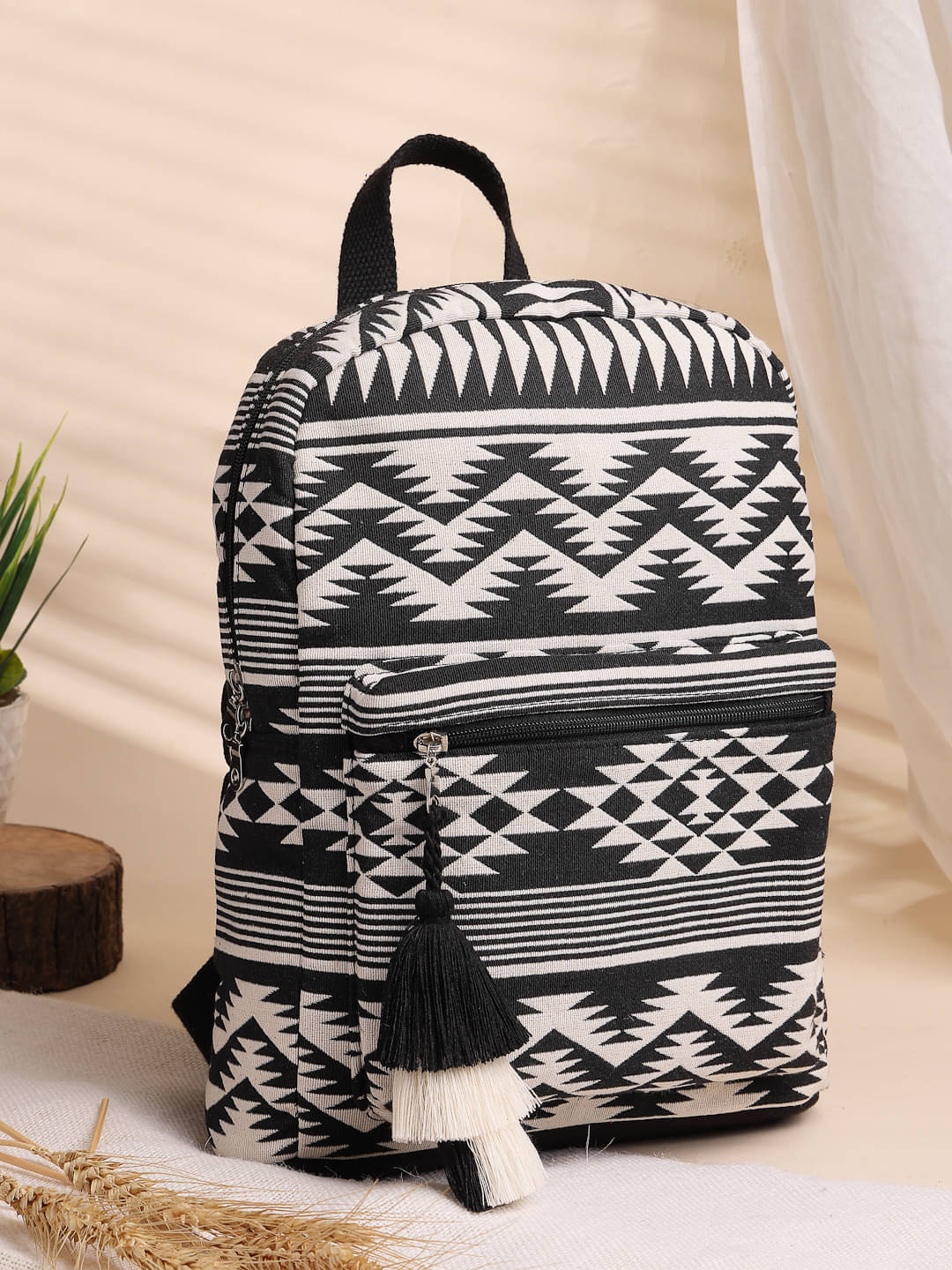     			Anekaant 5 Ltrs Canvas Backpack *For Men & Women ( Black )