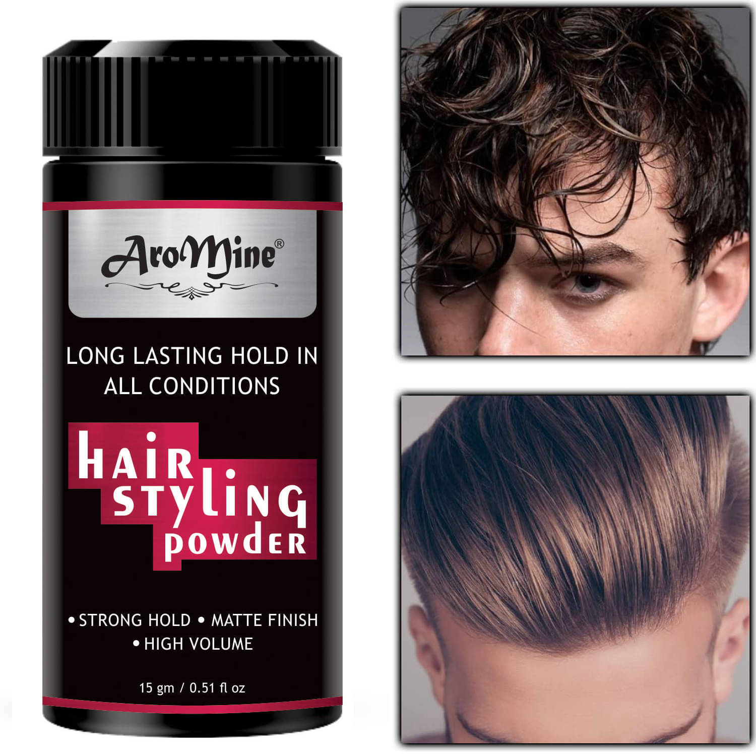 Aromine Hair Styling Powder 15 gm Aromine Hair Styling Powder 15 gm