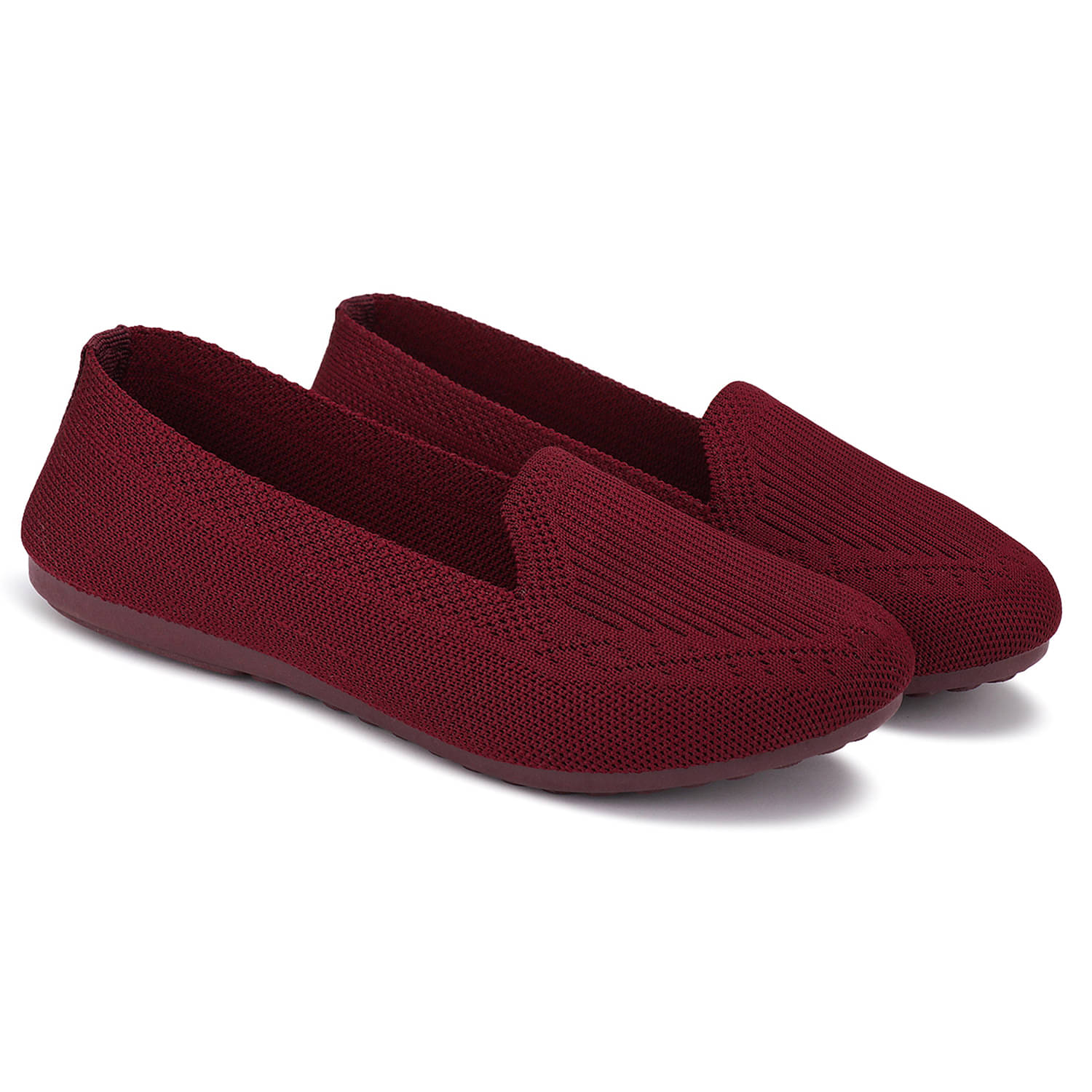     			Bersache Maroon Women's Slip On
