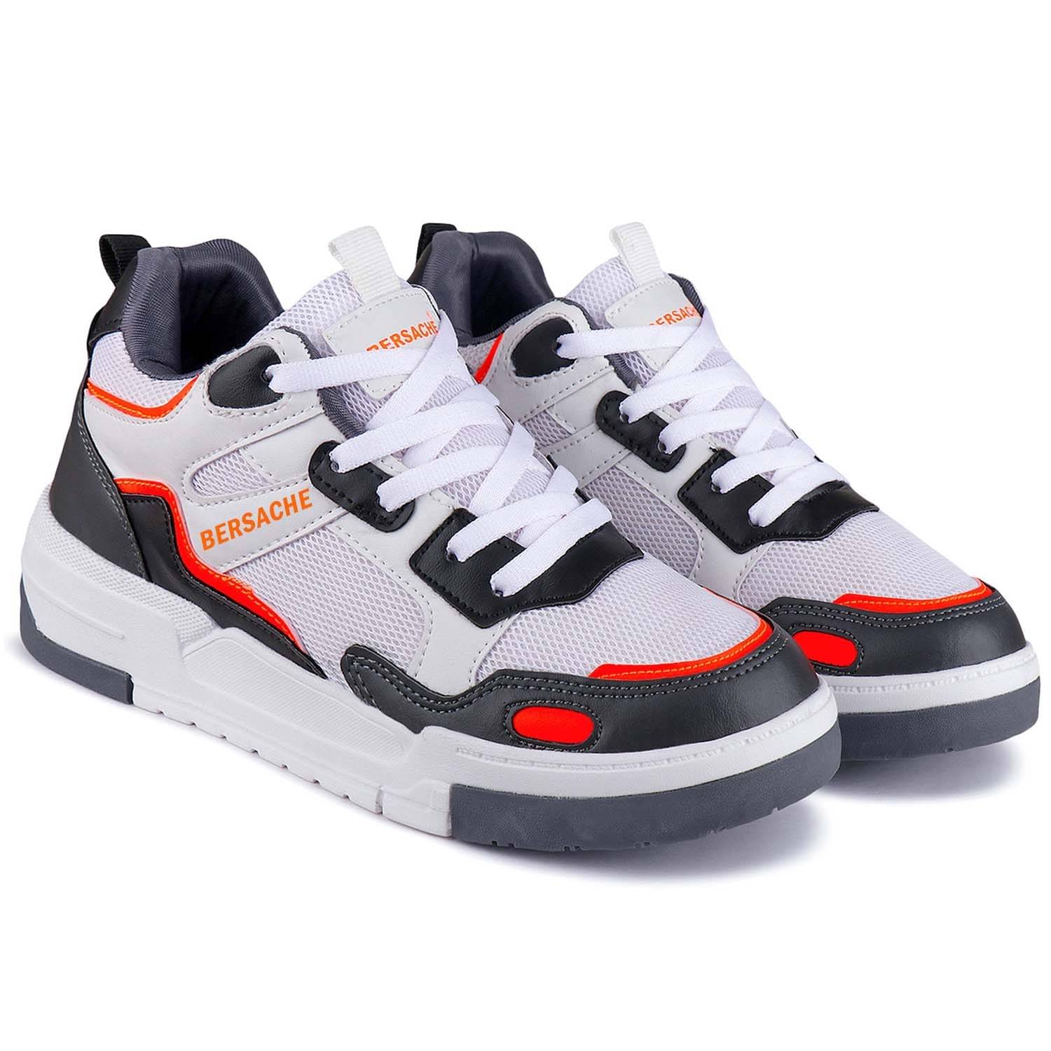     			Bersache White Men's Lifestyle Shoes