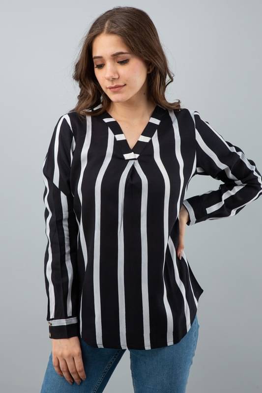 Bhawanaprint Black Viscose Rayon Women's Regular Top ( Pack of 1 ) Bhawanaprint Black Viscose Rayon Women's Regular Top ( Pack of 1 )