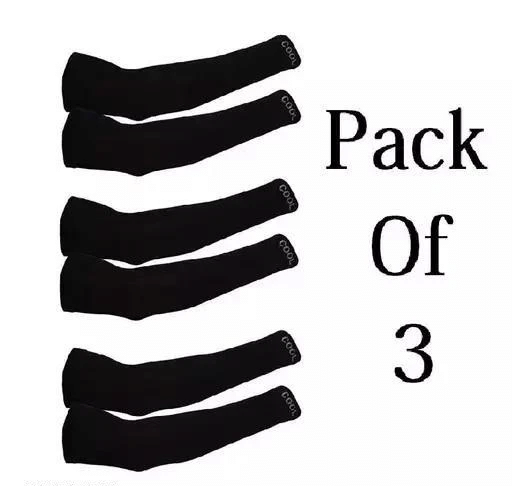     			Black Riding Sleeves ( Set of 3 )