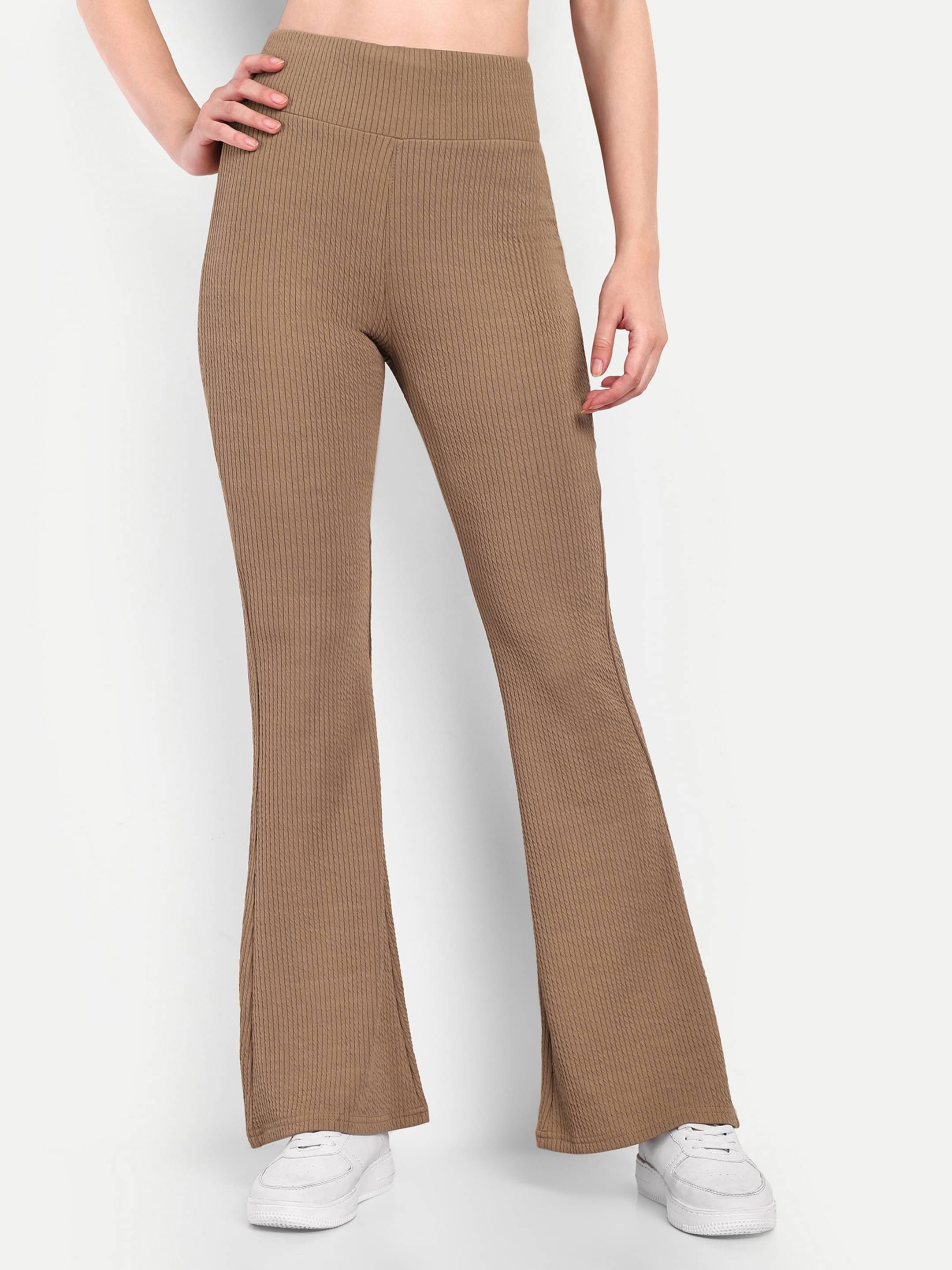     			Broadstar Pack of 1 Lycra Bootcut Women's Bootcut Pants ( Beige )