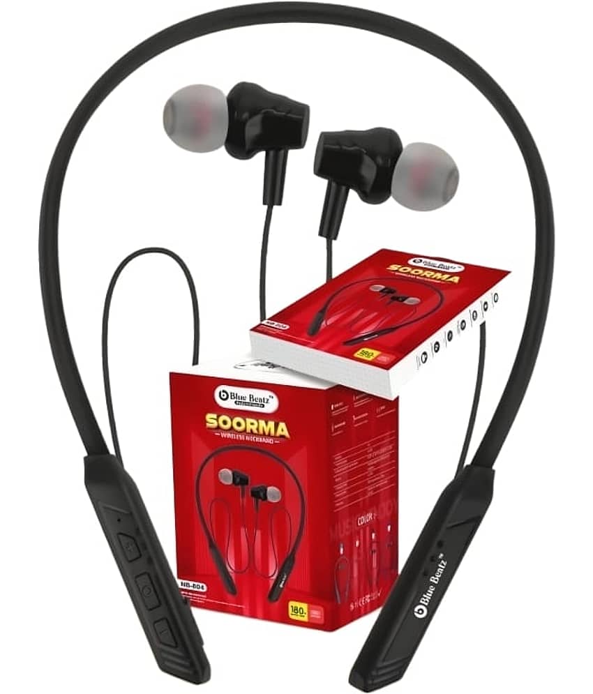 Tecsox Blaze100 Bluetooth Bluetooth Earphone In Ear Powerfull Bass