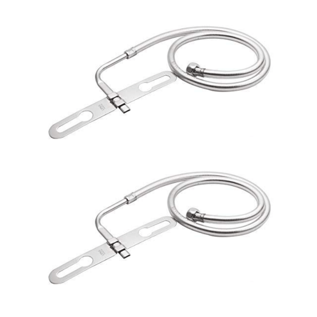     			COSWARE Flat Nozzle 1.5 meter Jet Spray (Set of 2) Stainless Steel Jet Sprays