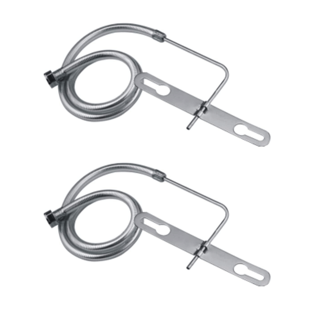     			COSWARE Round Nozzle 1.5 meter Jet Spray (Set of 2) Stainless Steel Jet Sprays
