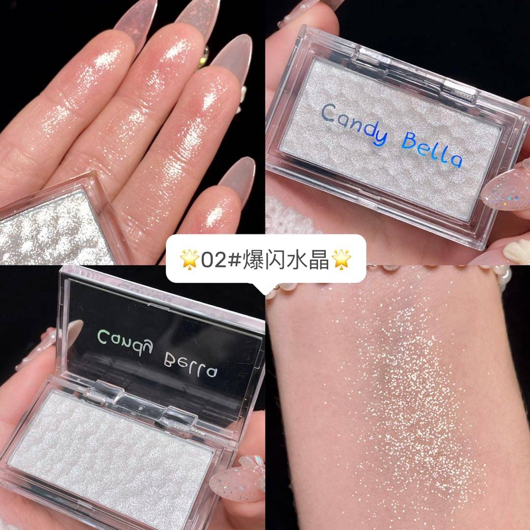 Candybella FDA Approved Face and Body Shimmer Highlighter Cake, Pearly Mermaid Candybella FDA Approved Face and Body Shimmer Highlighter Cake, Pearly Mermaid