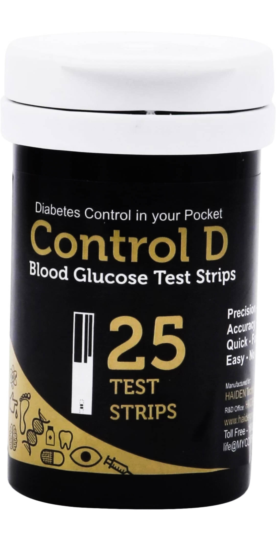 Control D (Without Outer Box) 25 Test Strips Control D (Without Outer Box) 25 Test Strips