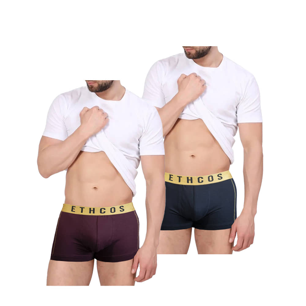 ETHCOS Pack of 2 Modal Trunks For Men's ( Multicolor )