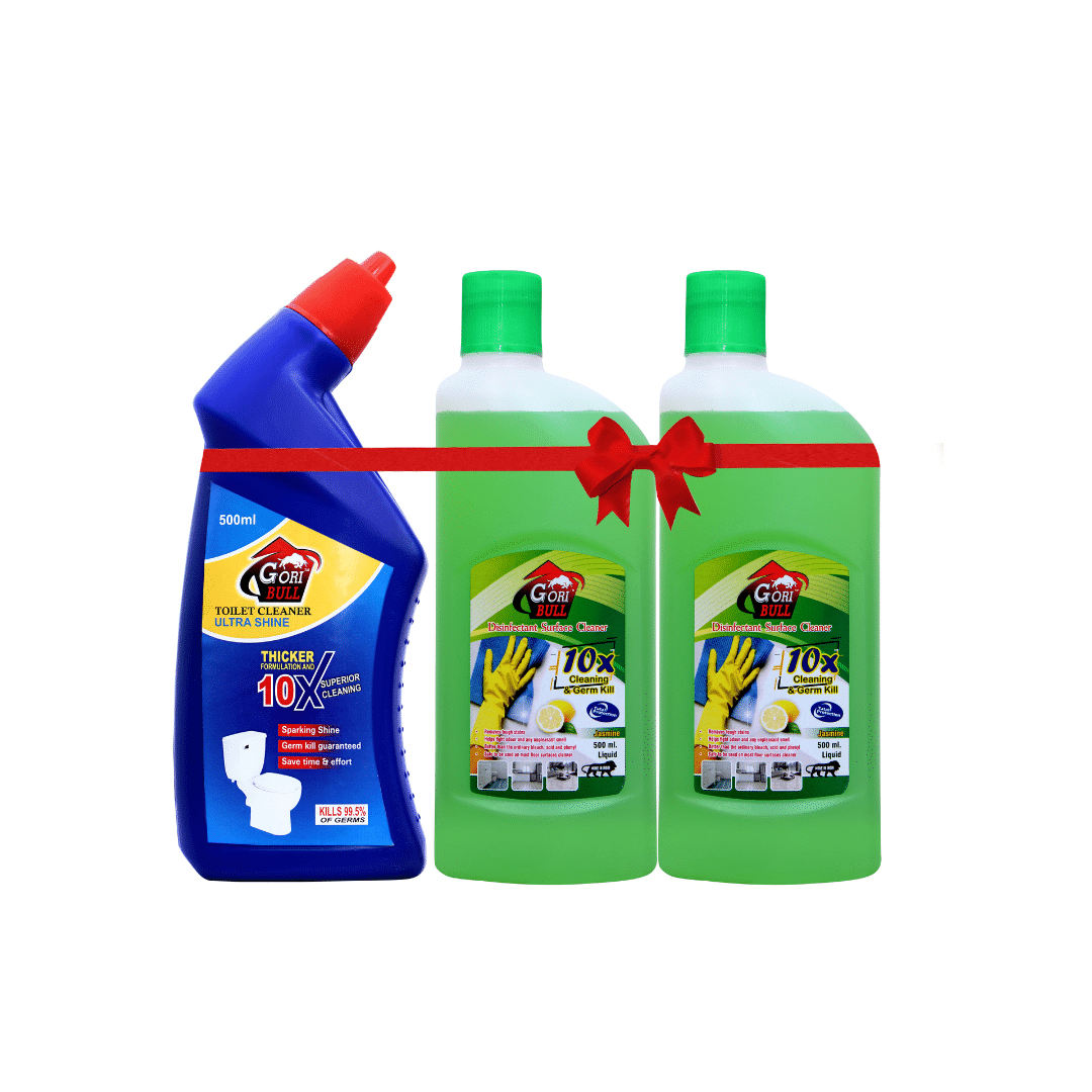 GORIBULL Toilet Cleaner Ready to Use Liquid 500 Pack of 3 GORIBULL Toilet Cleaner Ready to Use Liquid 500 Pack of 3