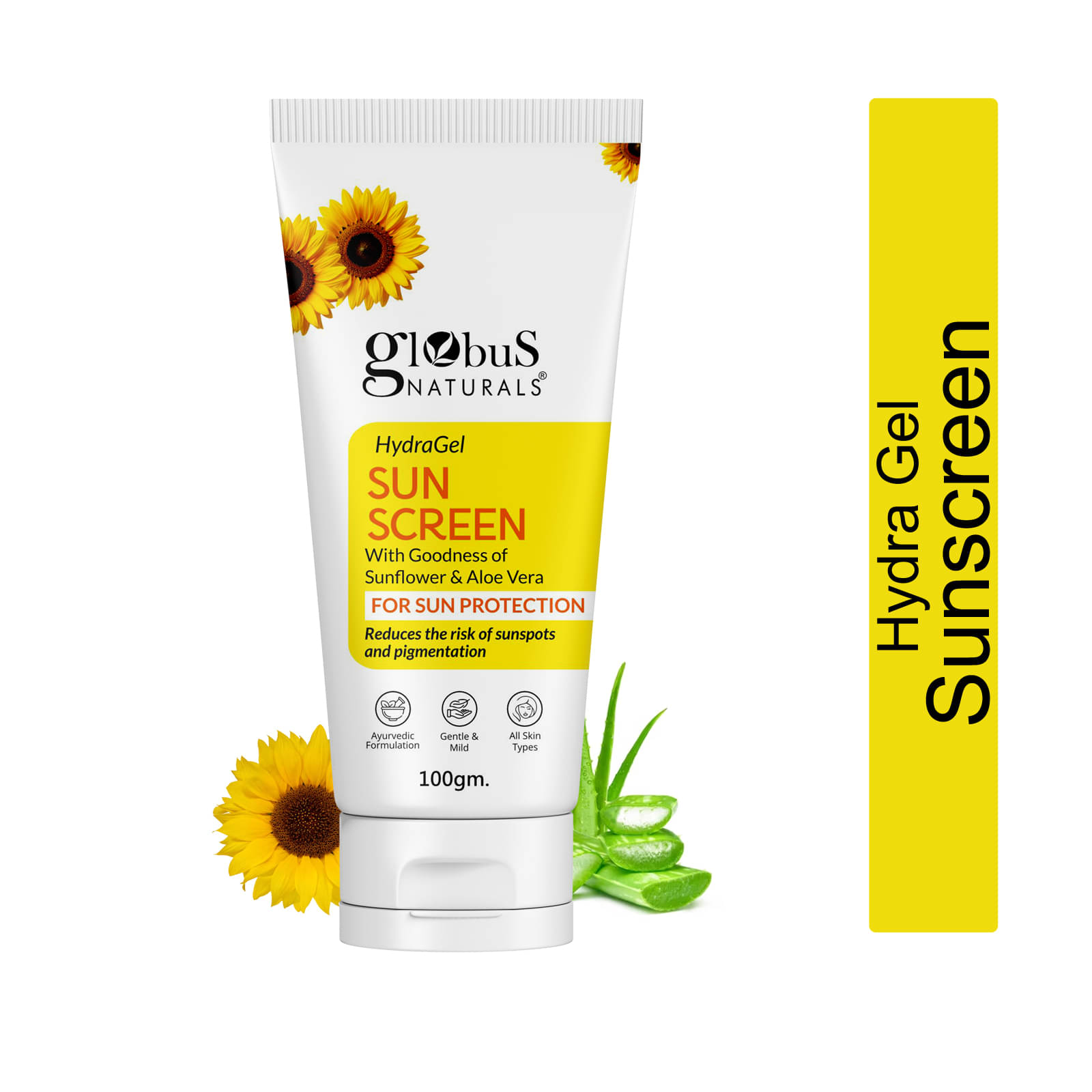     			Globus Naturals Sunscreen Cream For All Skin Type ( Pack of 1 )