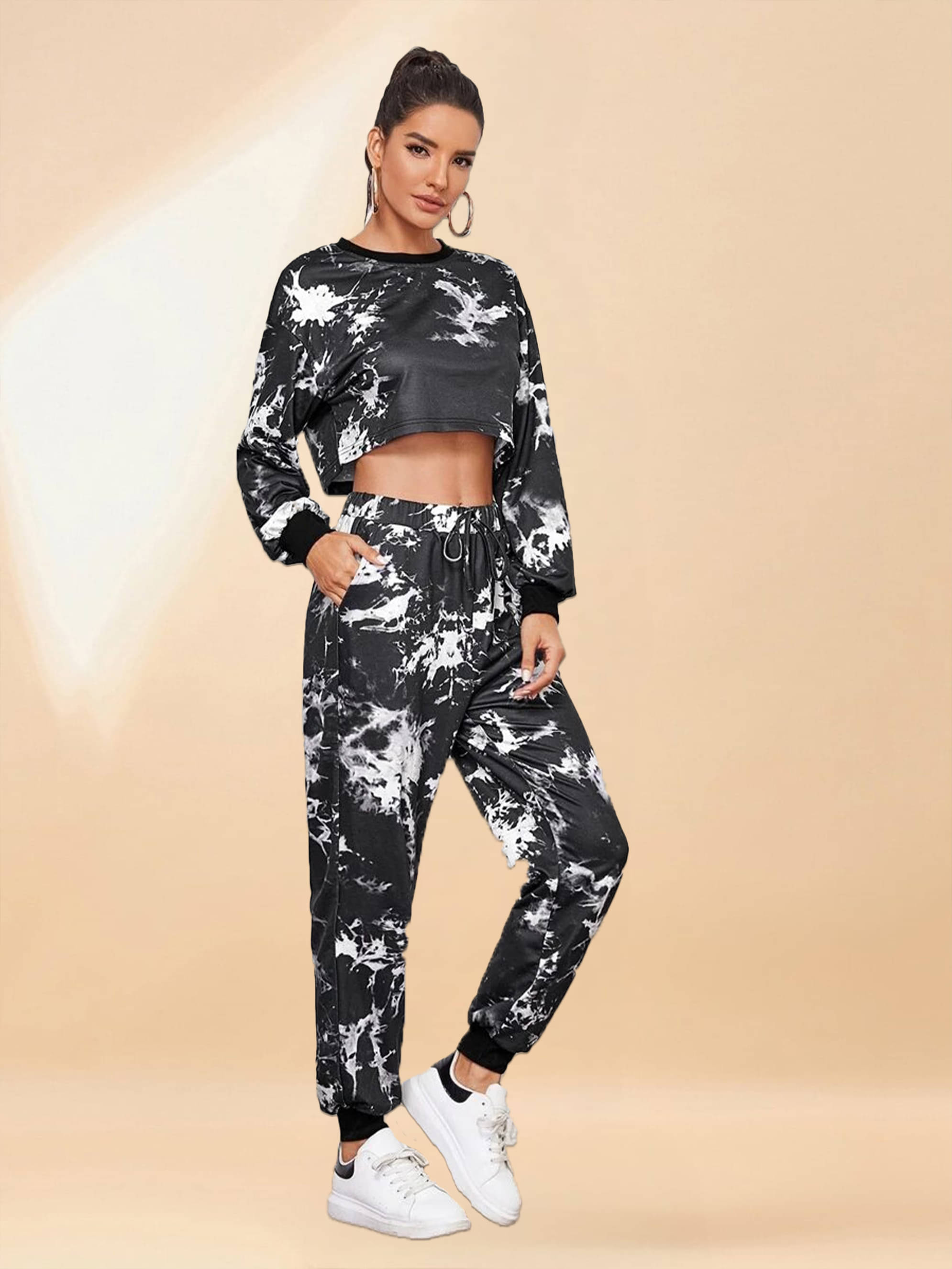     			INFRIM Multi Color Cotton Blend Printed Tracksuit - Pack of 1