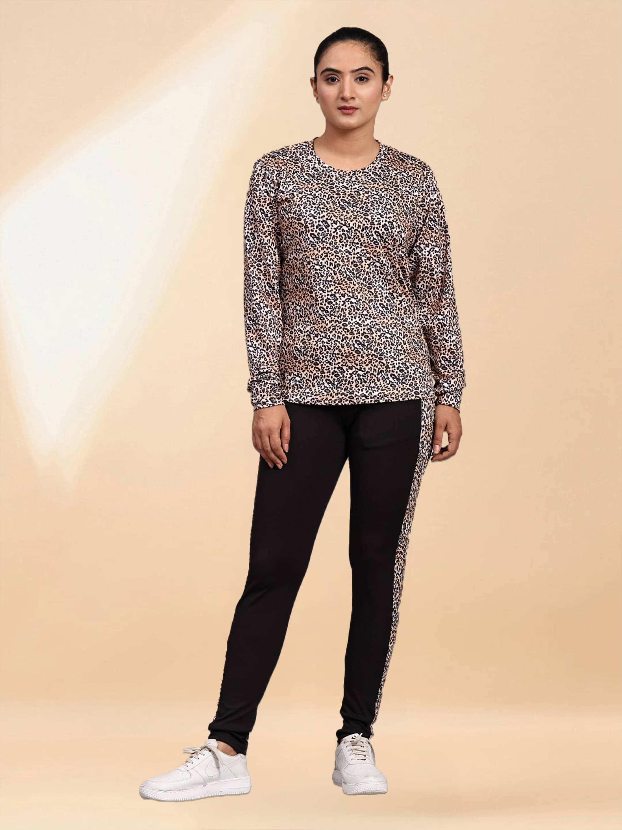     			INFRIM Multi Color Cotton Blend Printed Tracksuit - Pack of 1