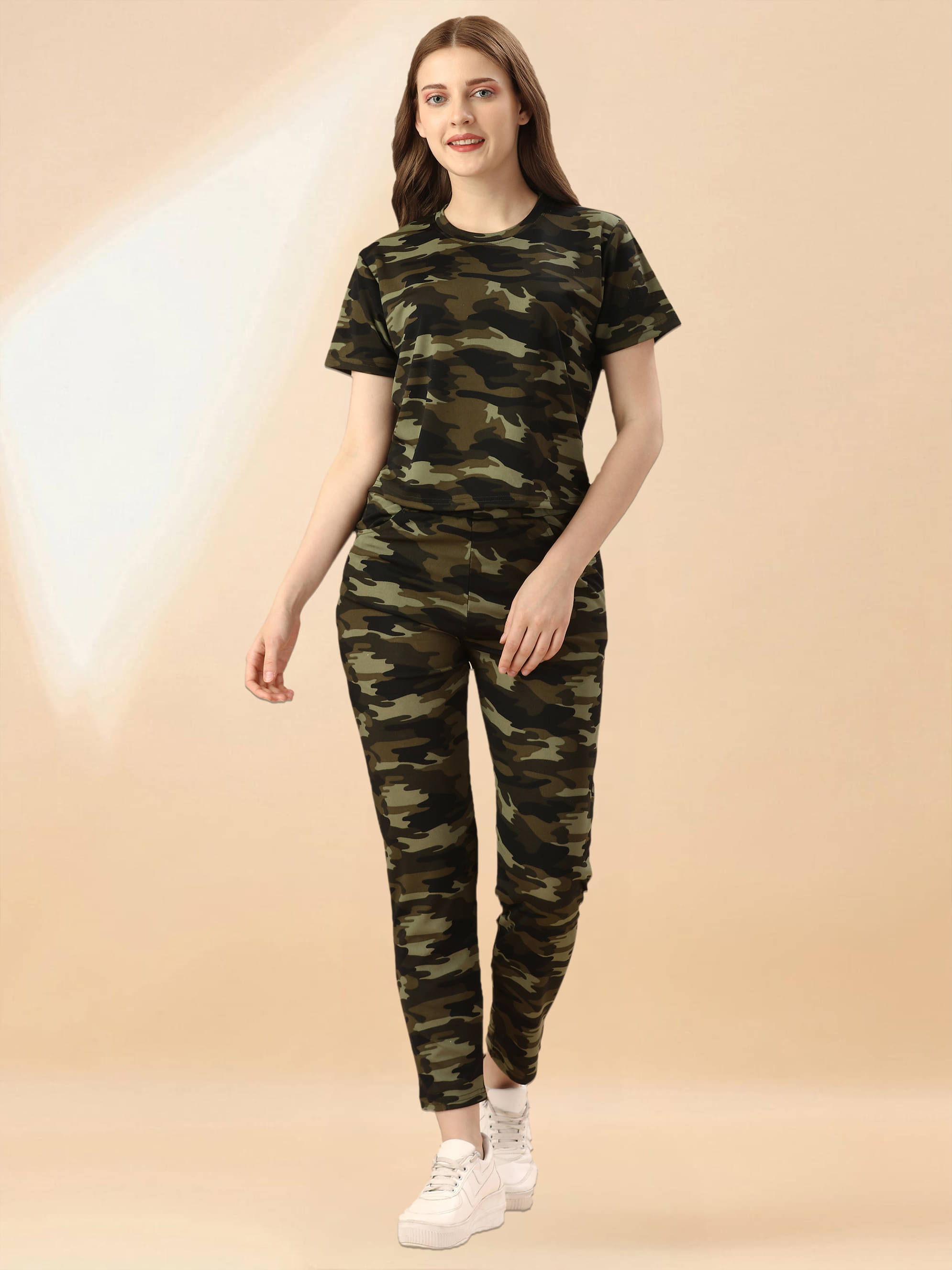     			INFRIM Multi Color Cotton Blend Printed Tracksuit - Pack of 1