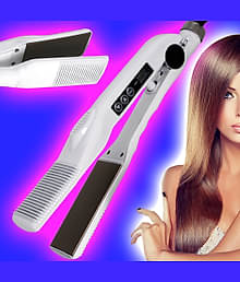 JMALL Temperature Control Grey Hair Straightener