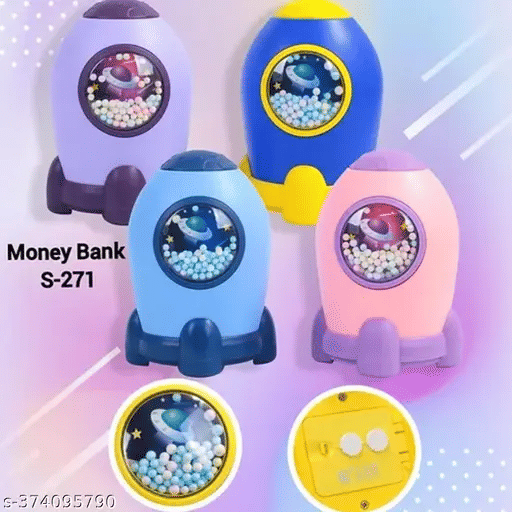 KALRA MAGIC Metal Multicolor Piggy Bank ( Pack of 1 )