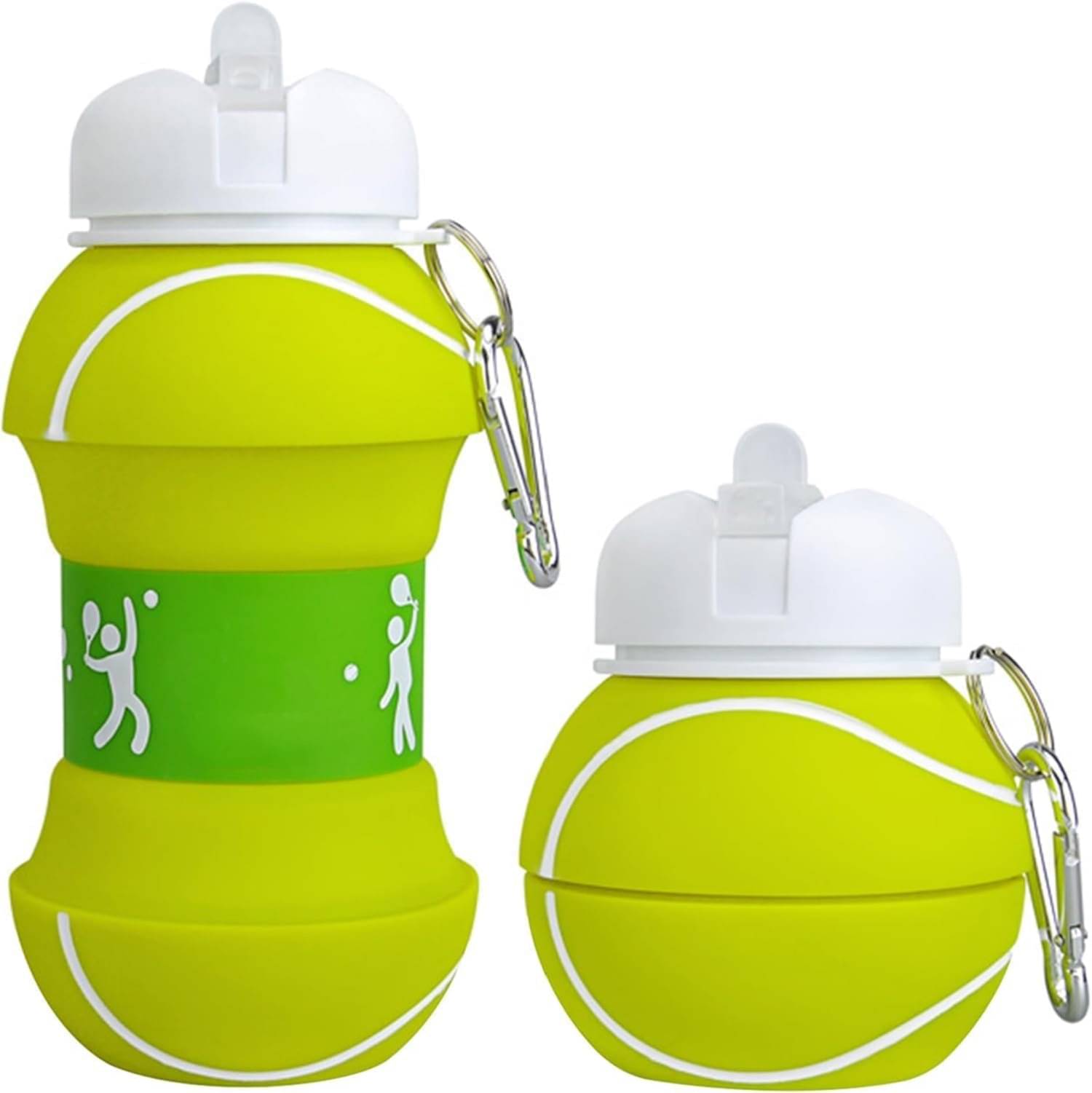     			MAHADEV ENTERPRISE Multicolour Silicone Water Bottle 500 mL ( Set of 1 )