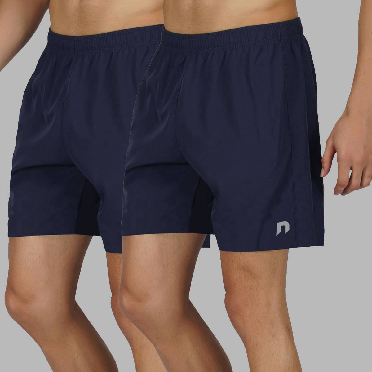 NEVER LOSE Navy Polyester Men's Cycling Shorts ( Pack of 2 ) NEVER LOSE Navy Polyester Men's Cycling Shorts ( Pack of 2 )