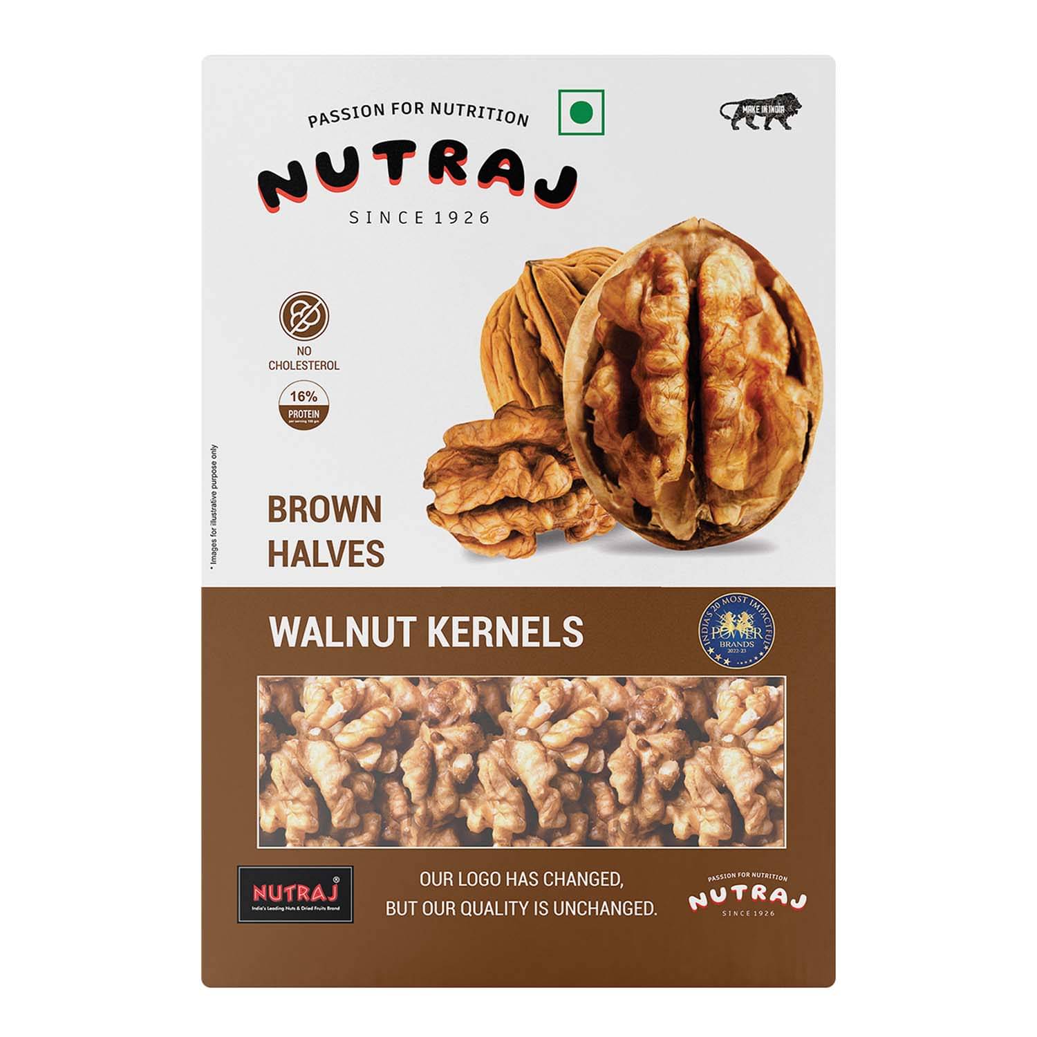 Nutraj Brown Halves Walnut Kernels 250g, Akhrot Giri 250g Nutraj Brown Halves Walnut Kernels 250g, Akhrot Giri 250g