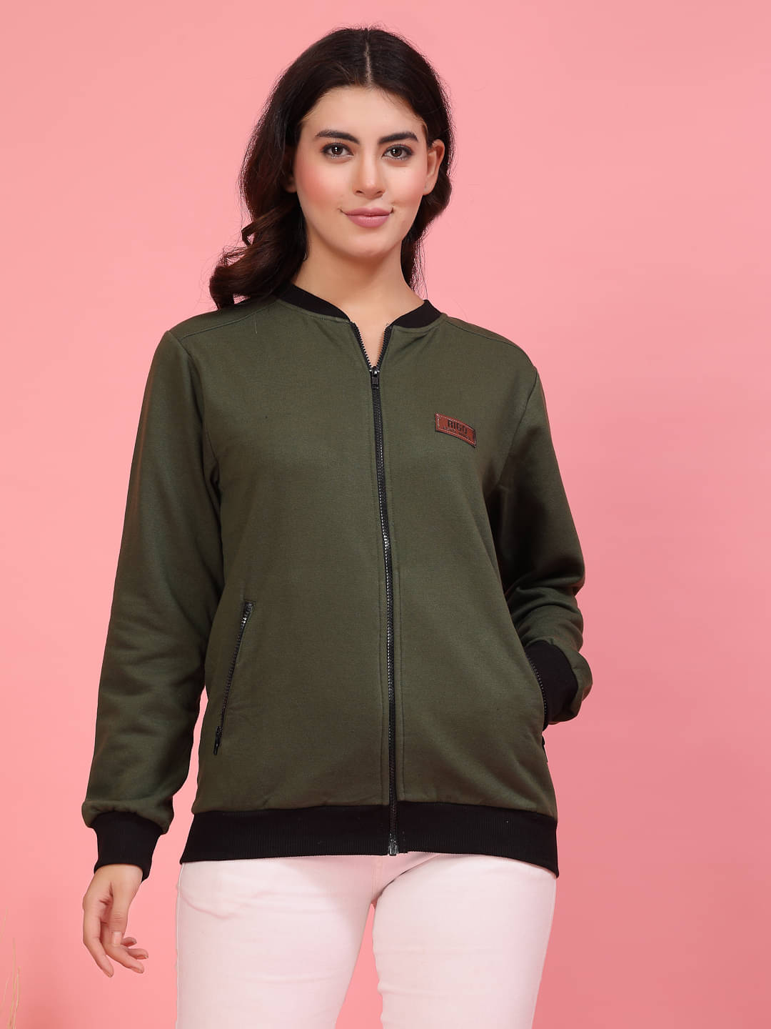 Rigo - Fleece Khaki Jackets Pack of 1 Rigo - Fleece Khaki Jackets Pack of 1