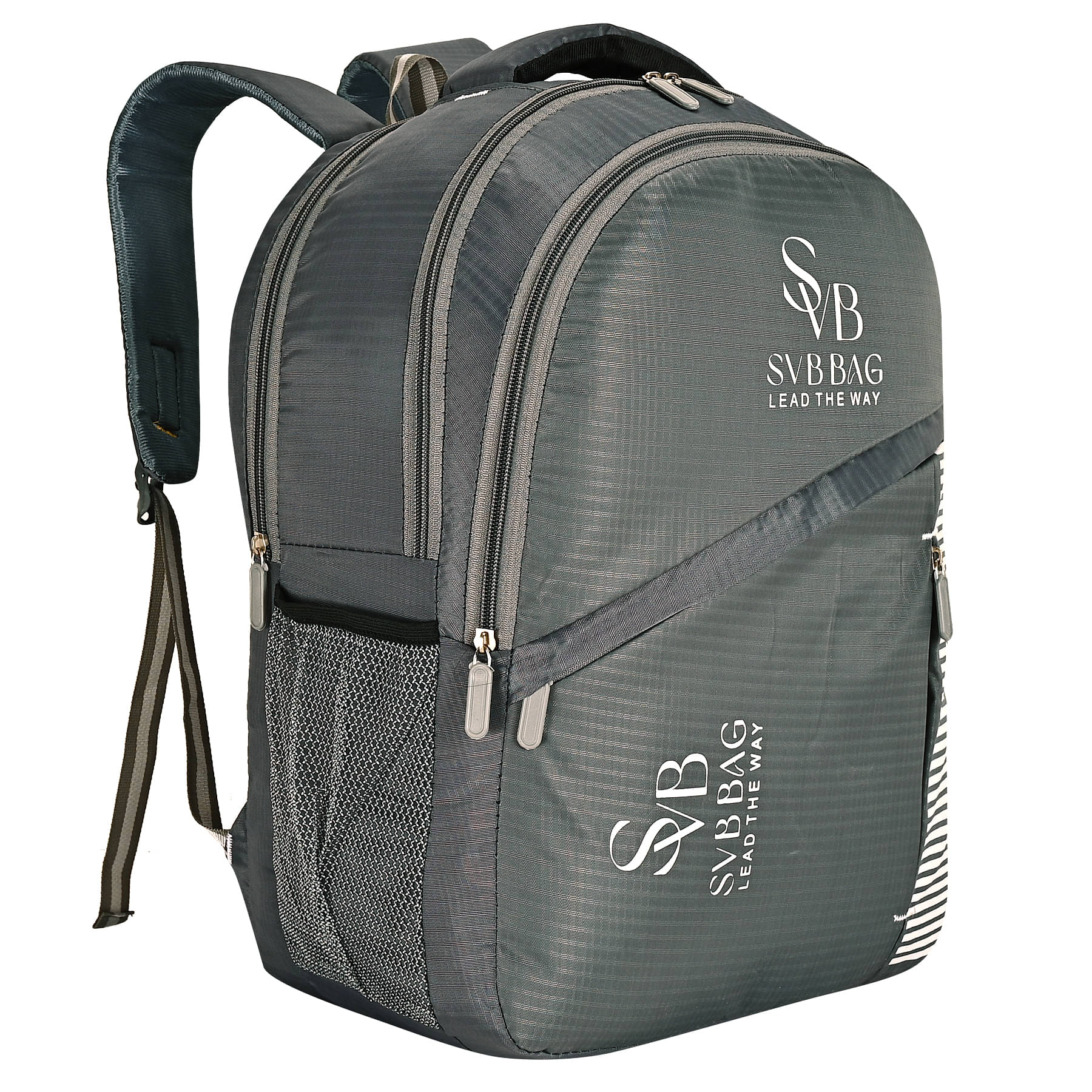     			SVB BAG 35 Ltrs Polyester Backpack *For Boys & Girls ( Grey )