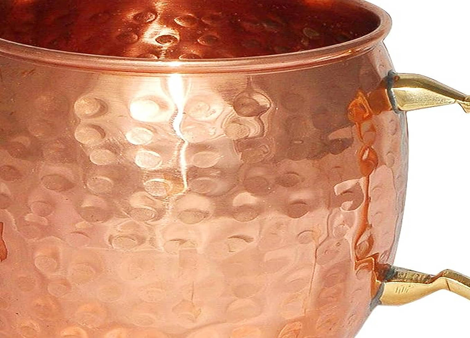 Shakuntla Vintage Pure Copper Glass Copper Glasses 250 ml ( Pack of 1 ) Gold